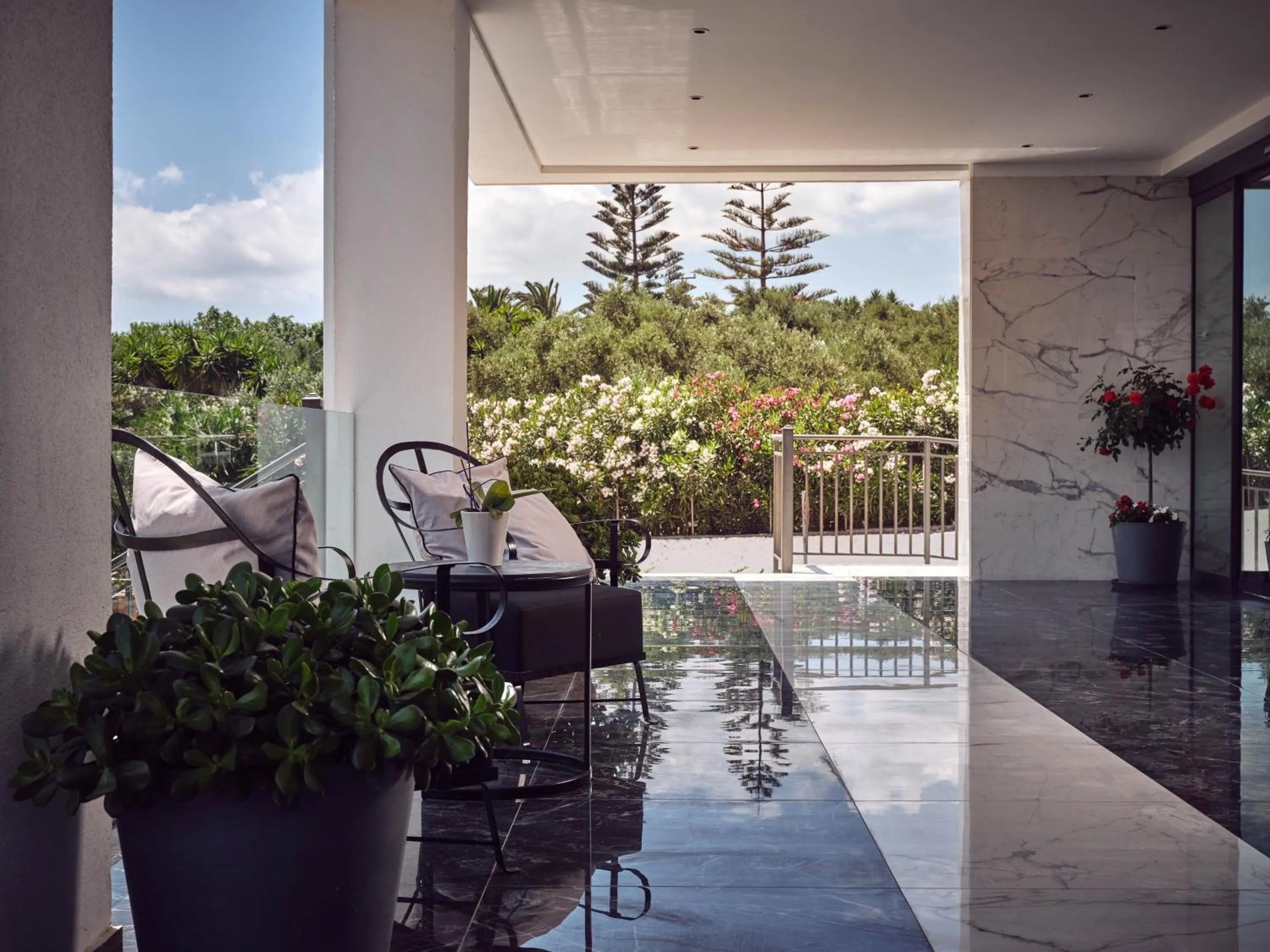 Seating area in Cavo Orient Beach Hotel & Suites