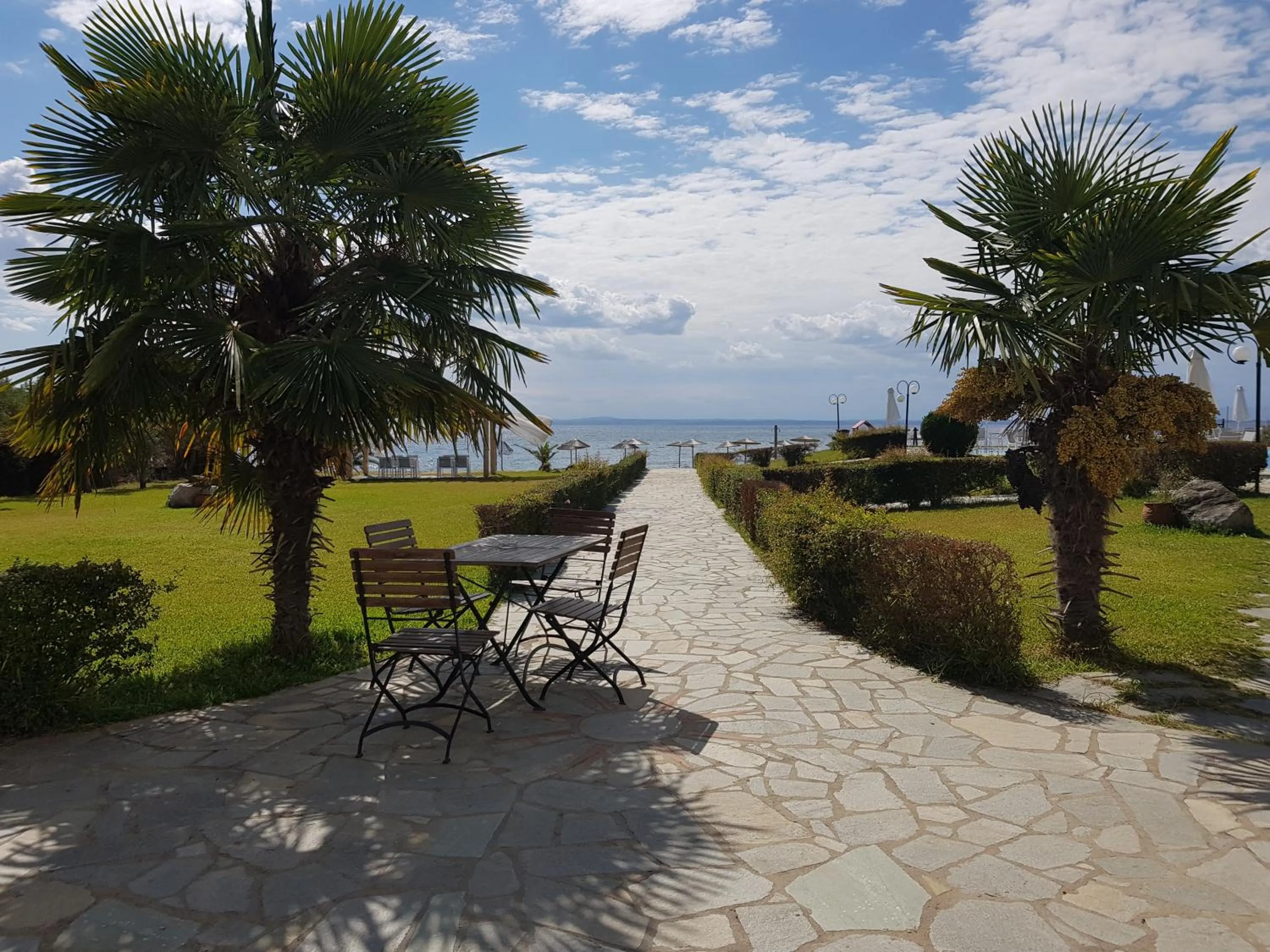 Library in Alkinoos Beach Hotel