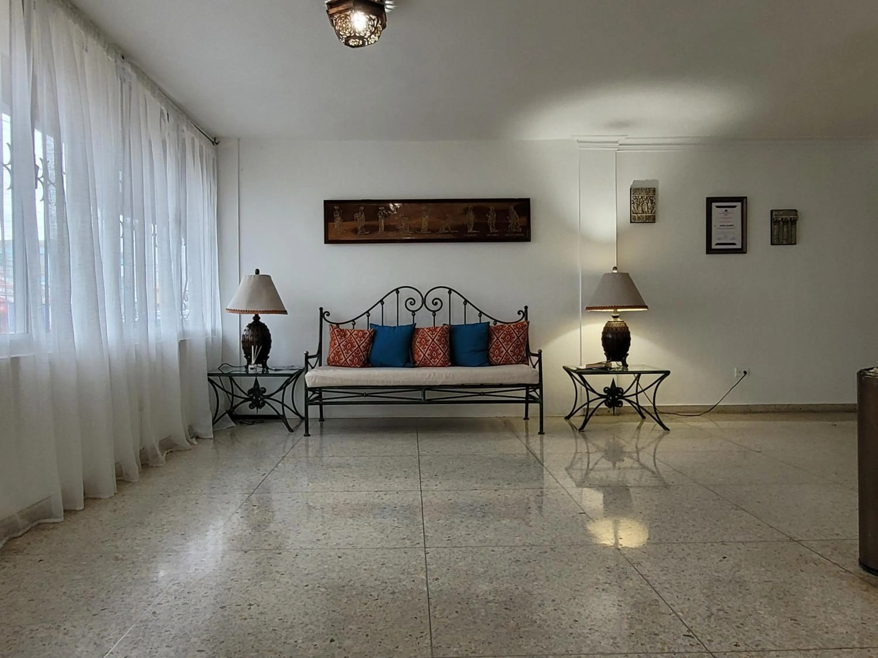 Lobby or reception in Hotel Olimpo