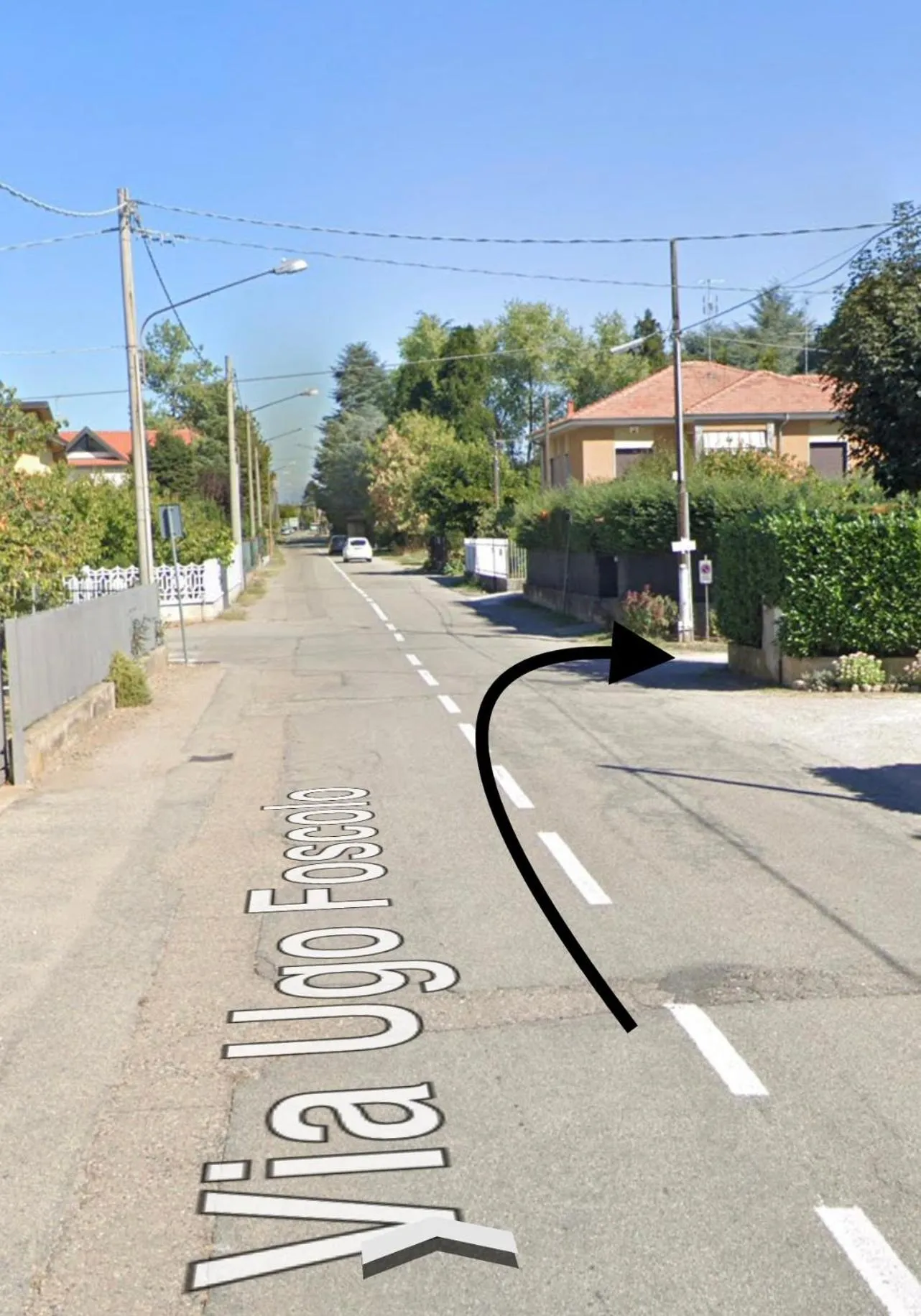 Street view in Color House Malpensa B&B