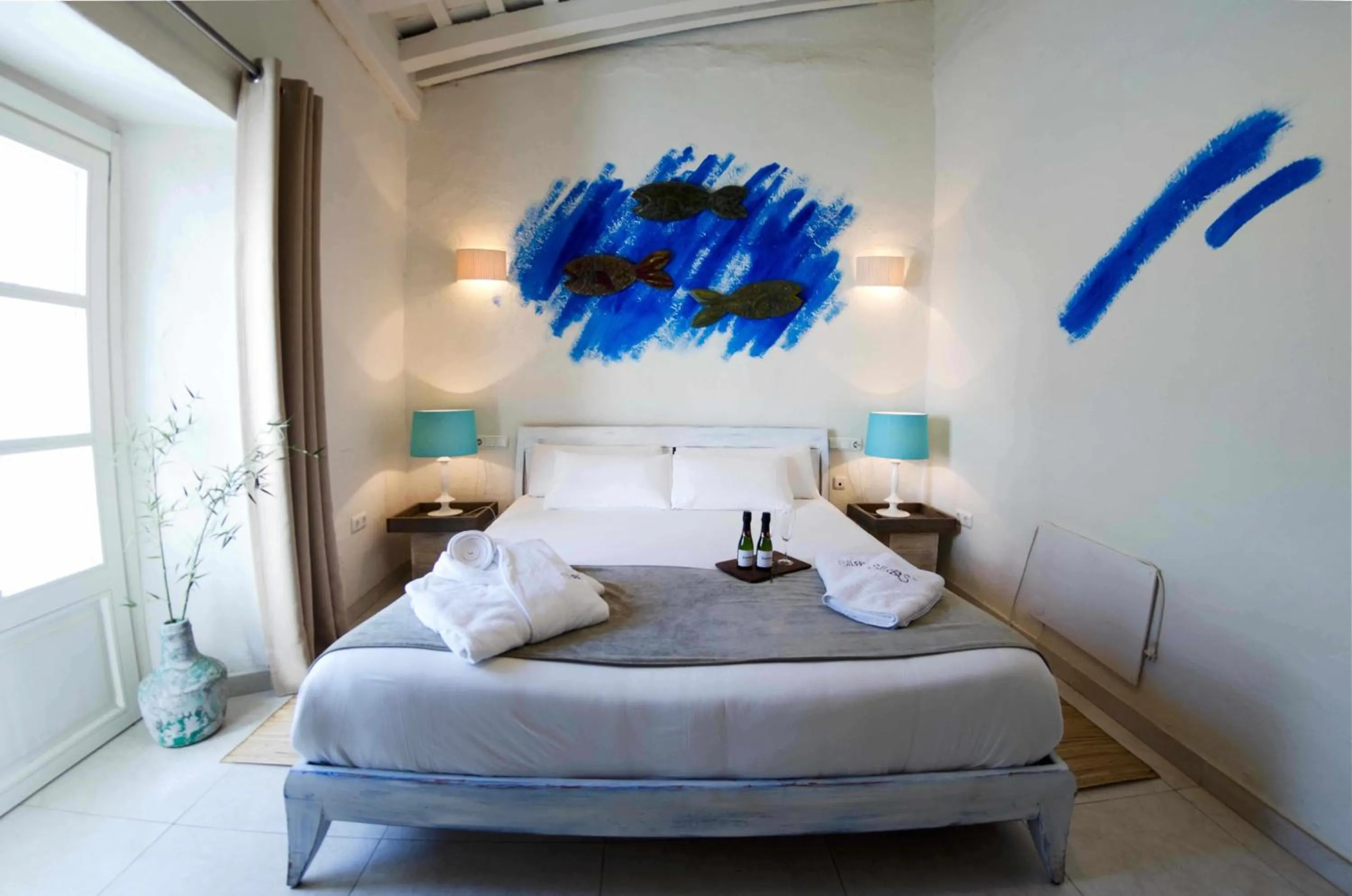 Bed in Silos19 Suites