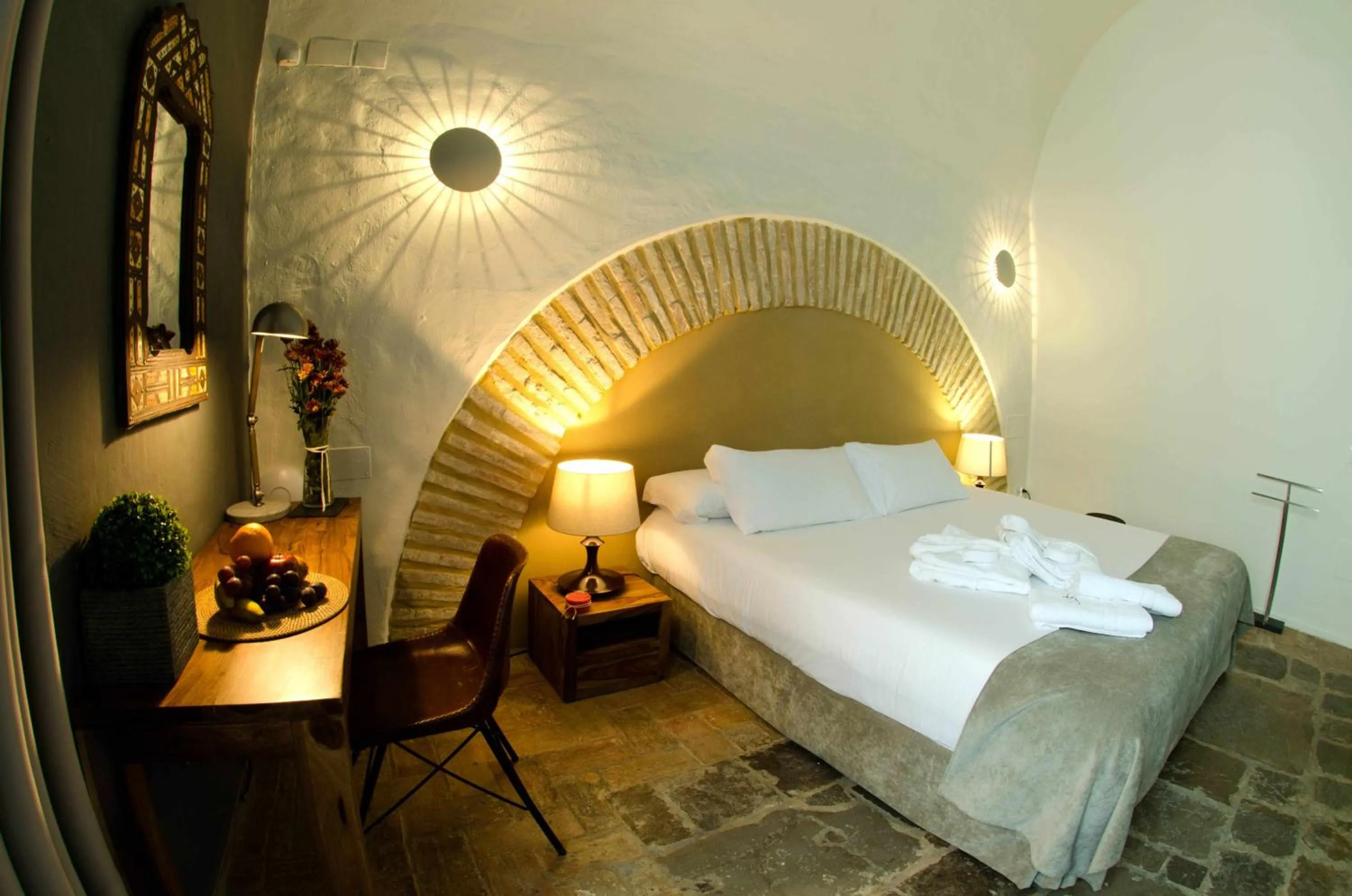 Bed in Silos19 Suites