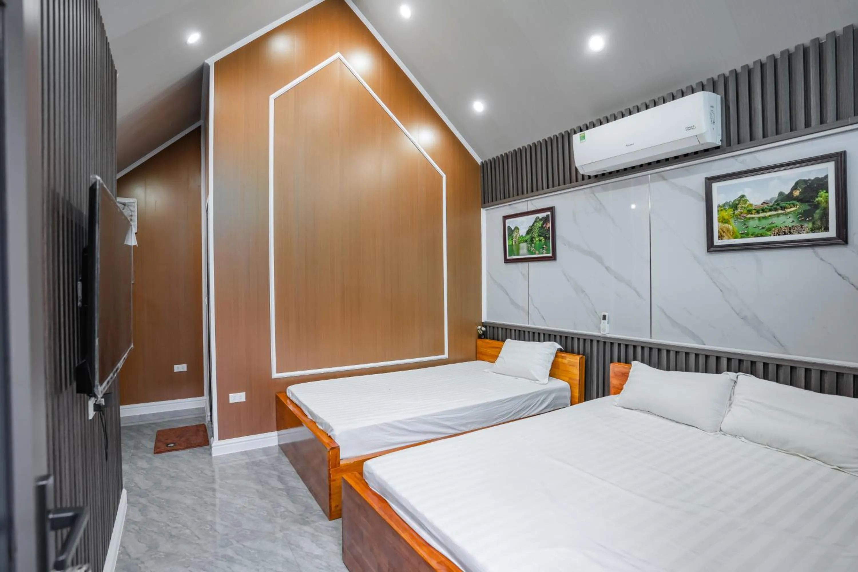 Bed in Tam Coc Friends Bungalow Ninh Bình