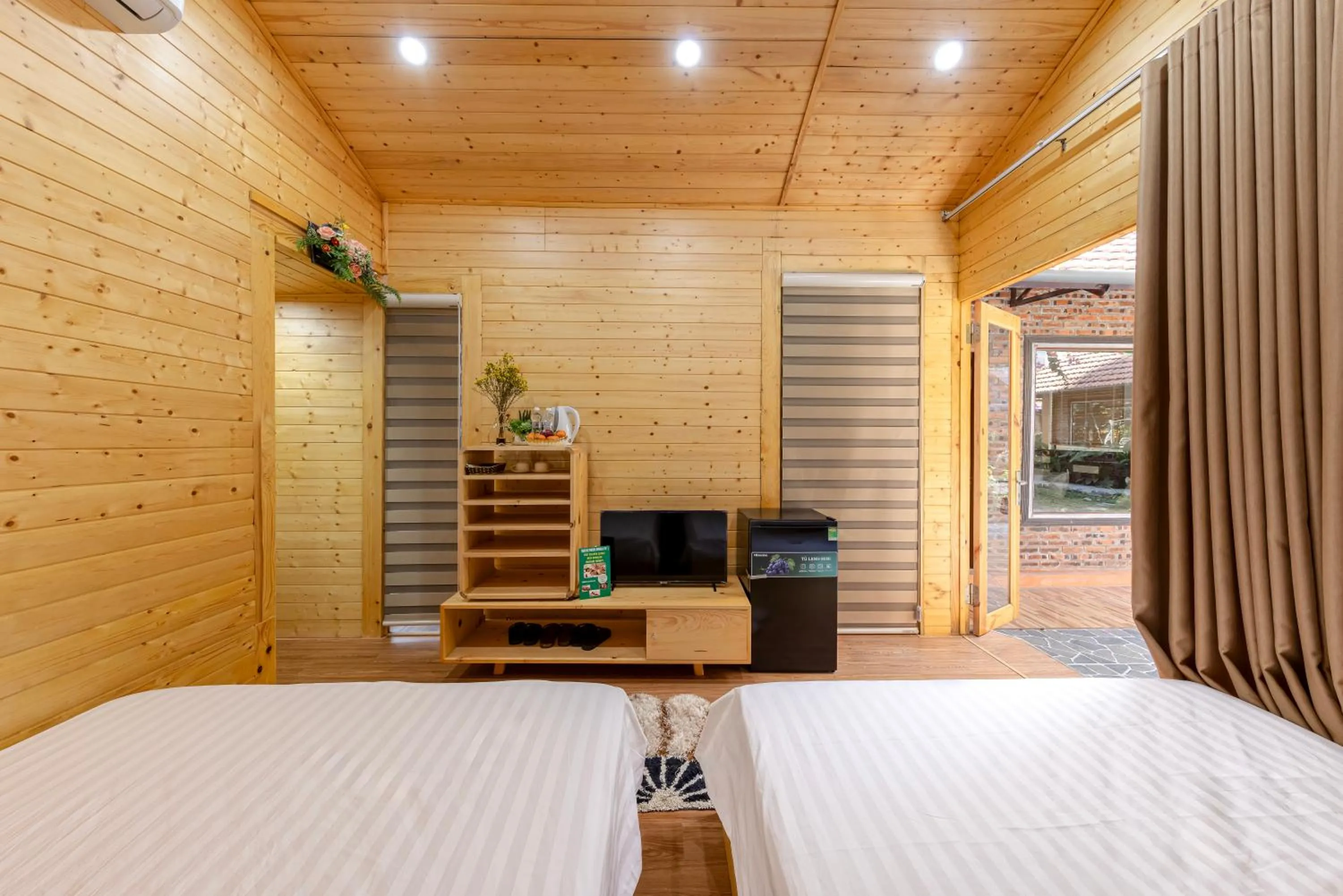 TV and multimedia, Bed in Tam Coc Friends Bungalow Ninh Bình