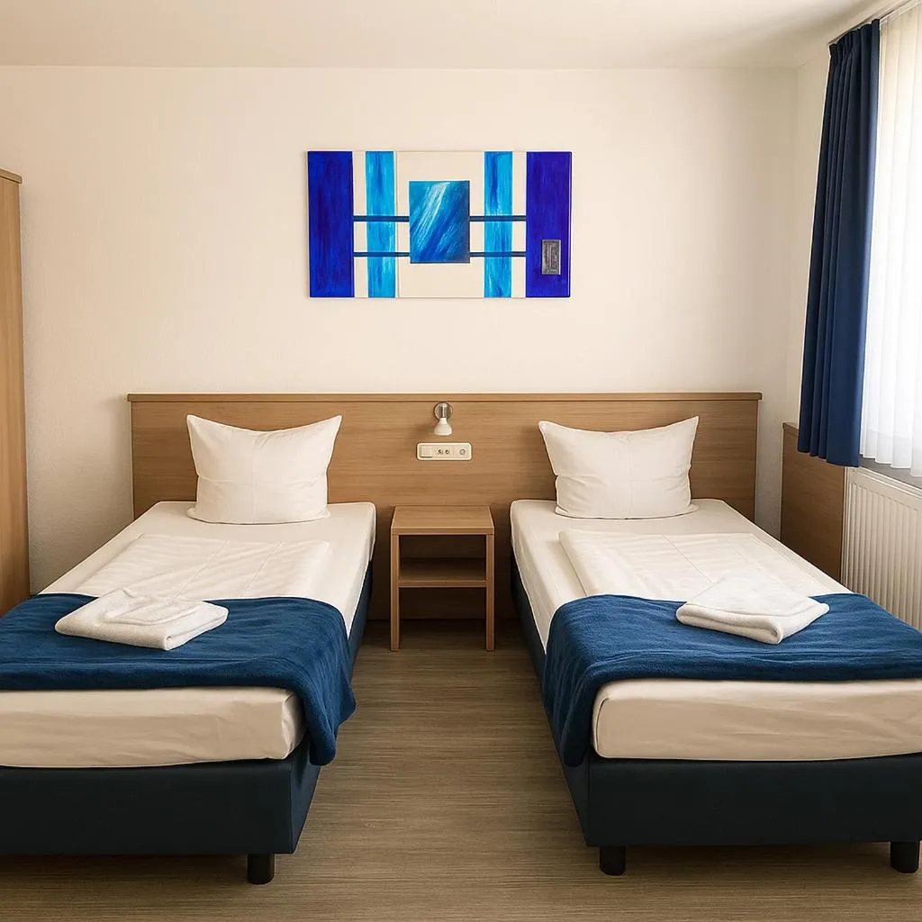 Bed in Sunny Hotel Straubing