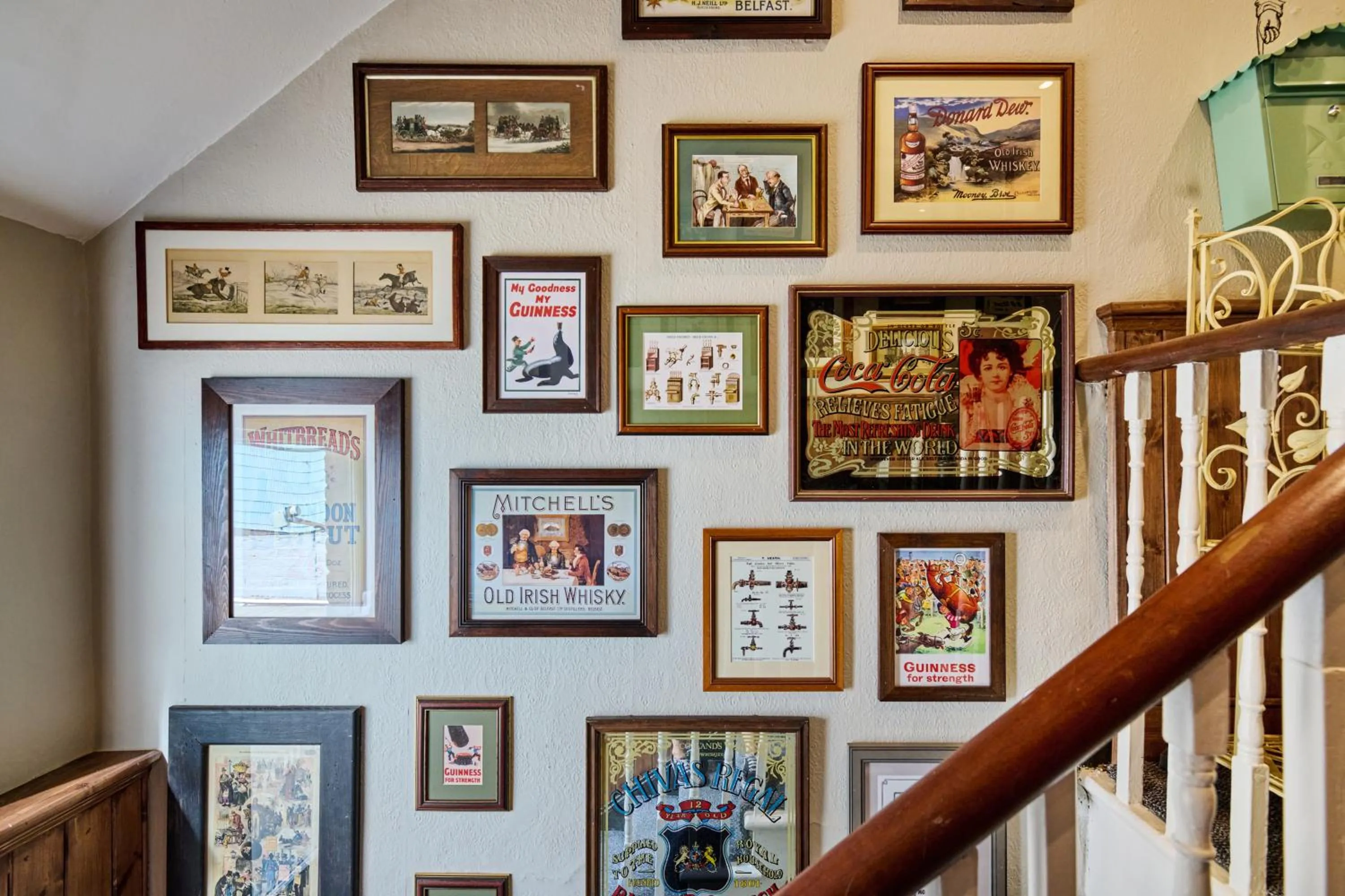 Decorative detail in The Crown Pub & Guesthouse