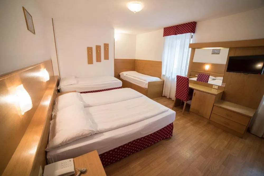 Bed in Hotel Due Spade