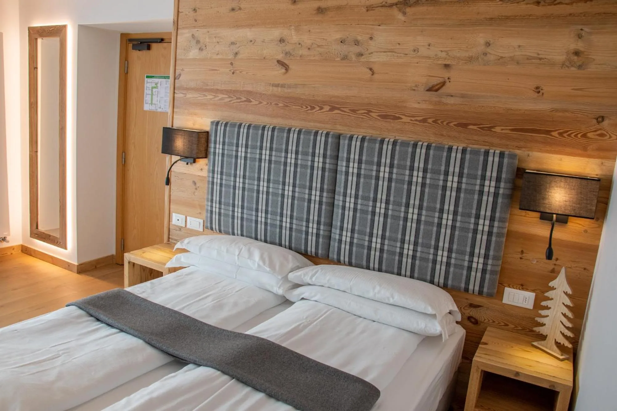 Bed in Hotel Due Spade