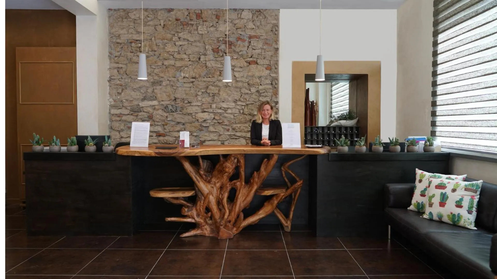 Lobby or reception in Hotel Bella 'Mbriana