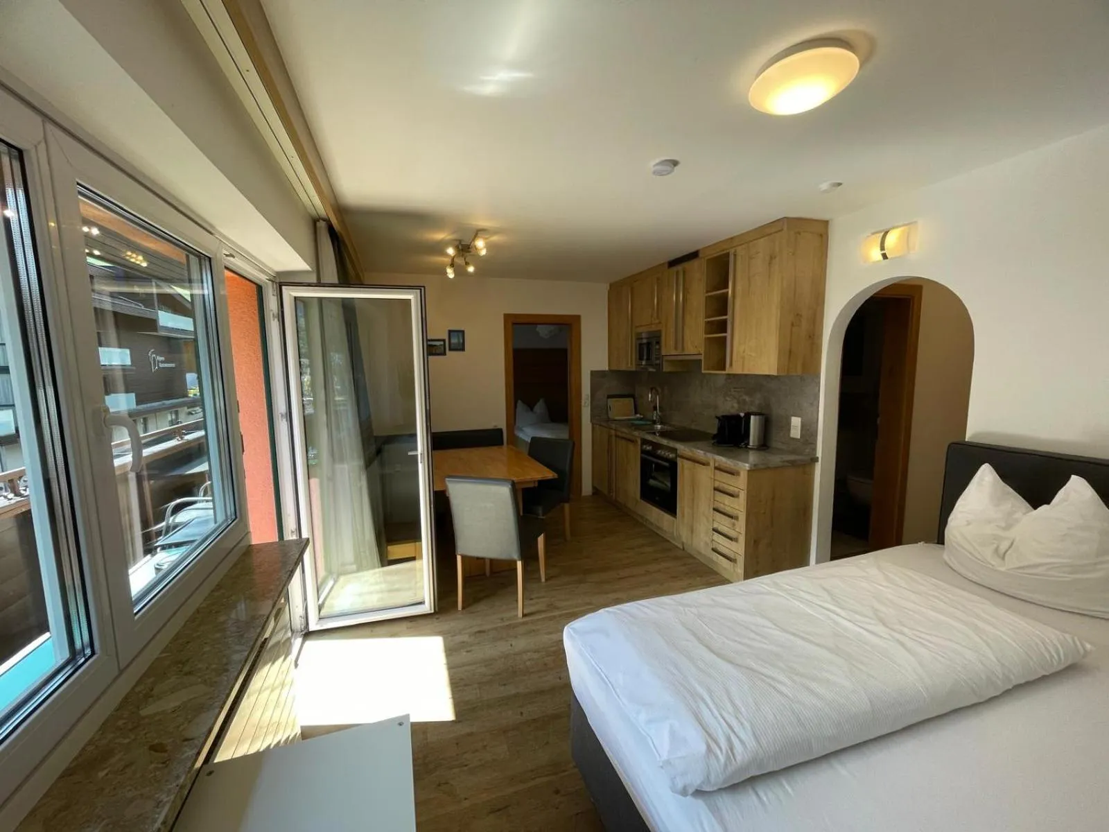 Bed in Pension Ahorn