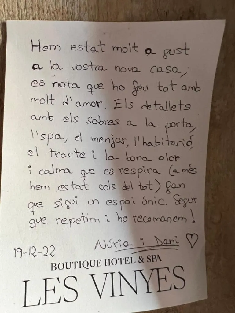 Les Vinyes Alojamiento Rural Boutique & SPA