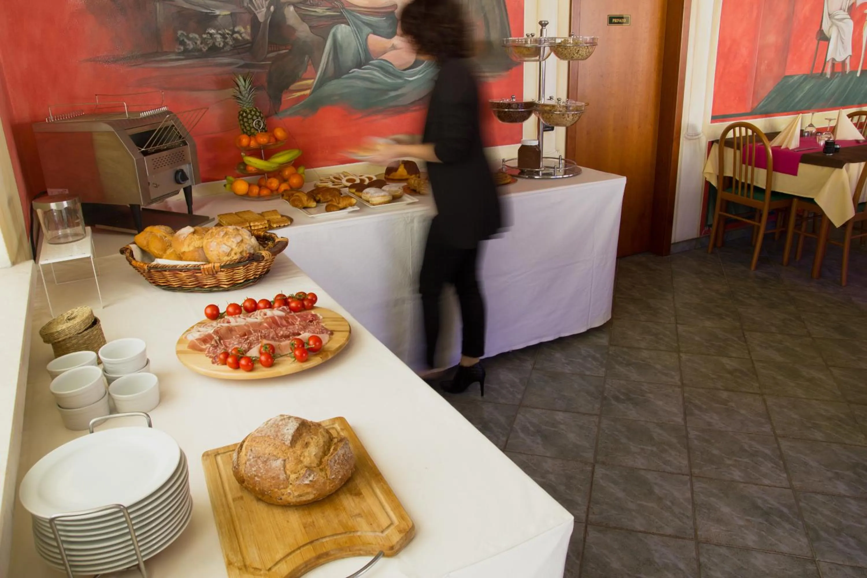 Buffet breakfast in Hotel La Fenice