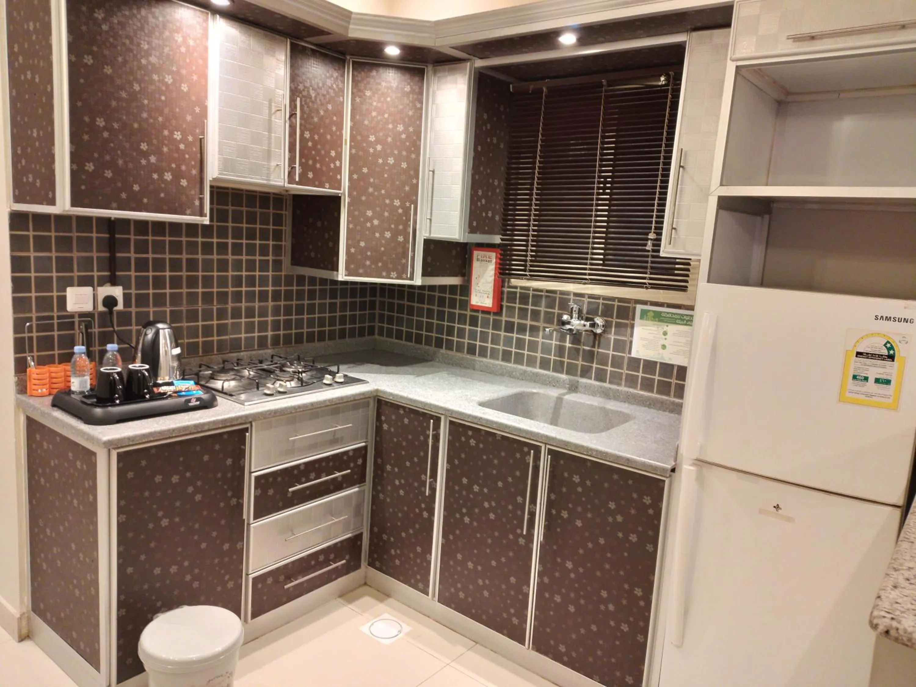 Kitchen or kitchenette in Dar Ayar Serviced Apartments