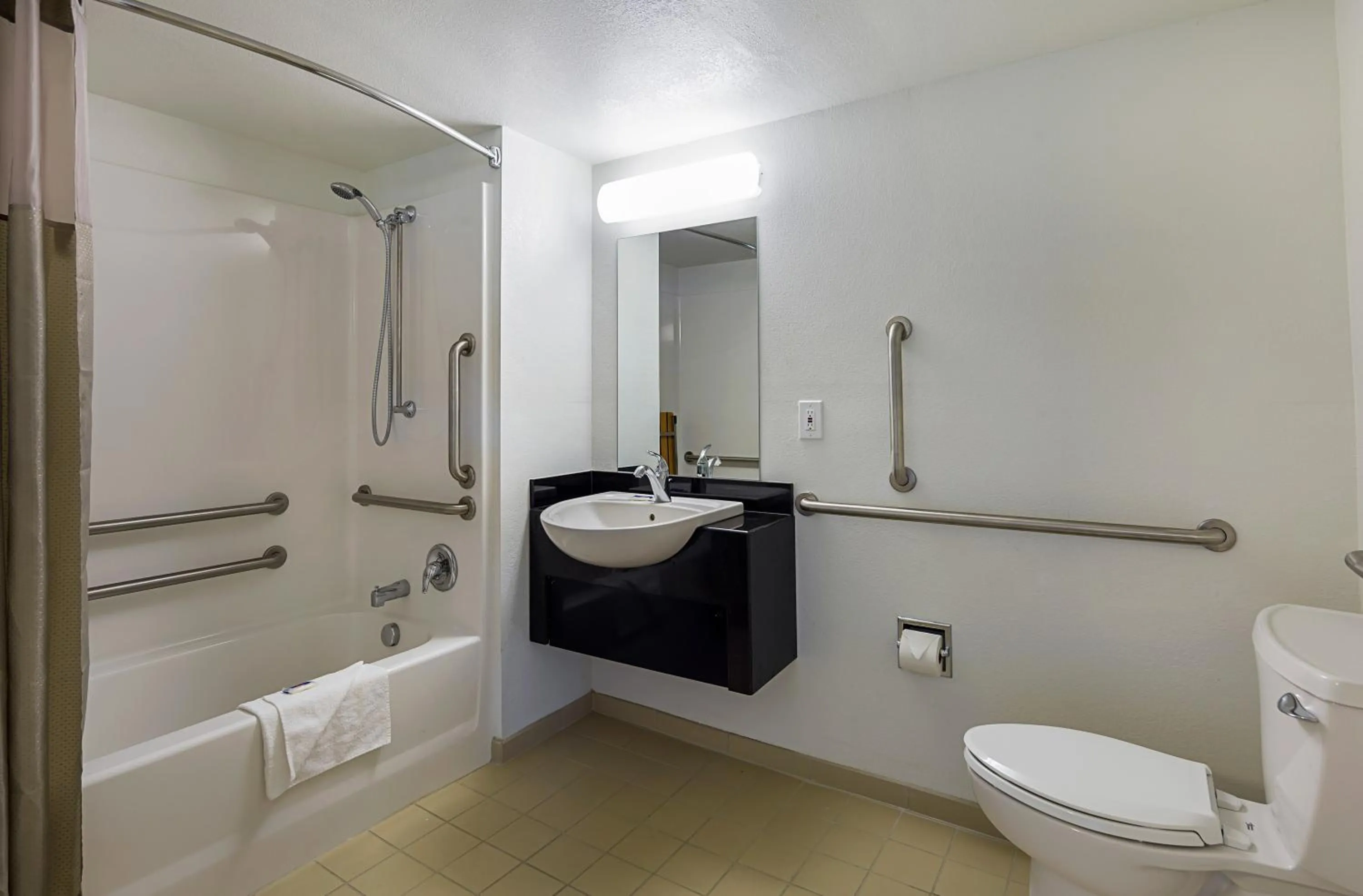 Bathroom in Motel 6-Spokane, WA - East