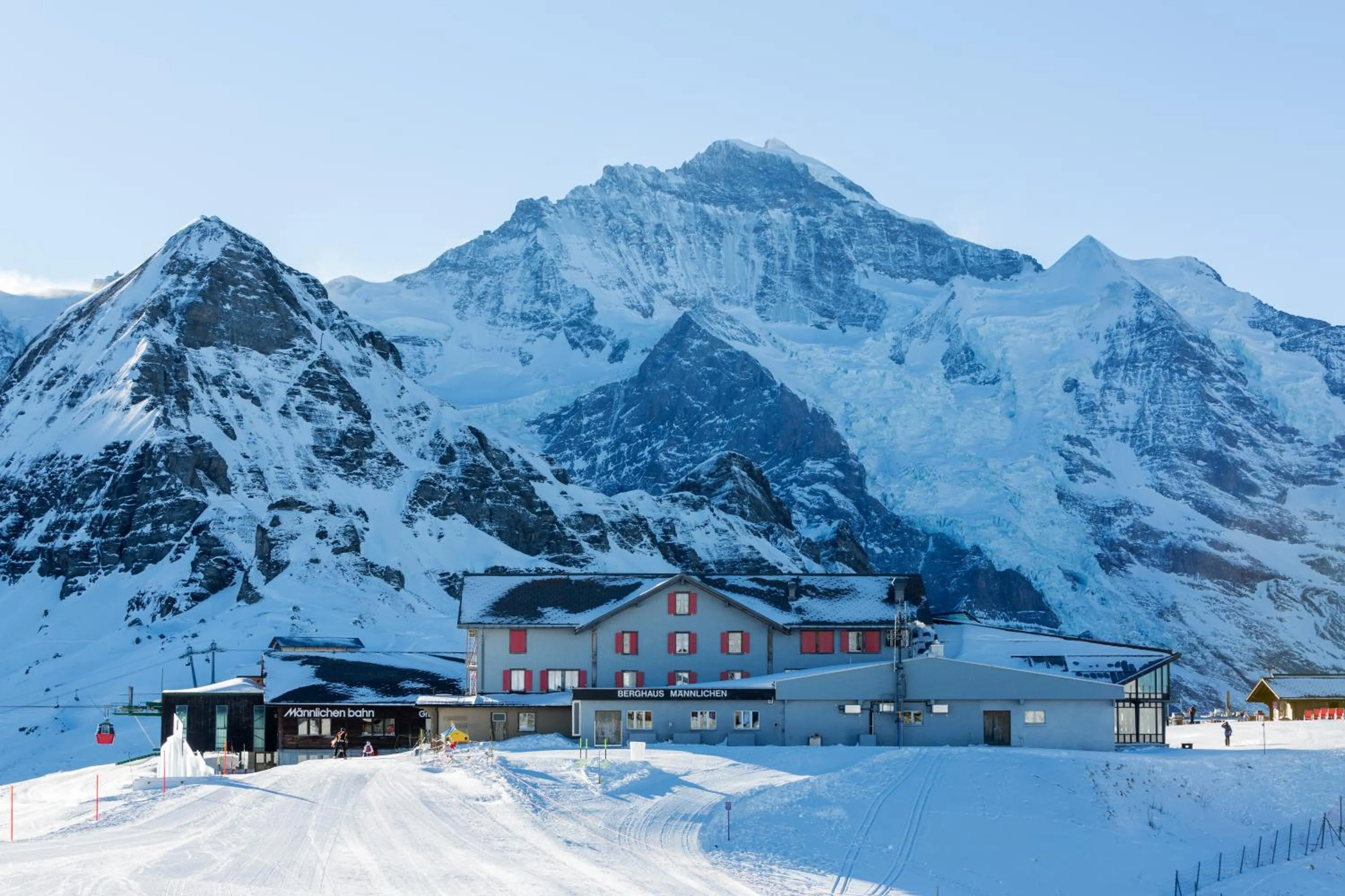 Facade/entrance in Berghaus Männlichen
