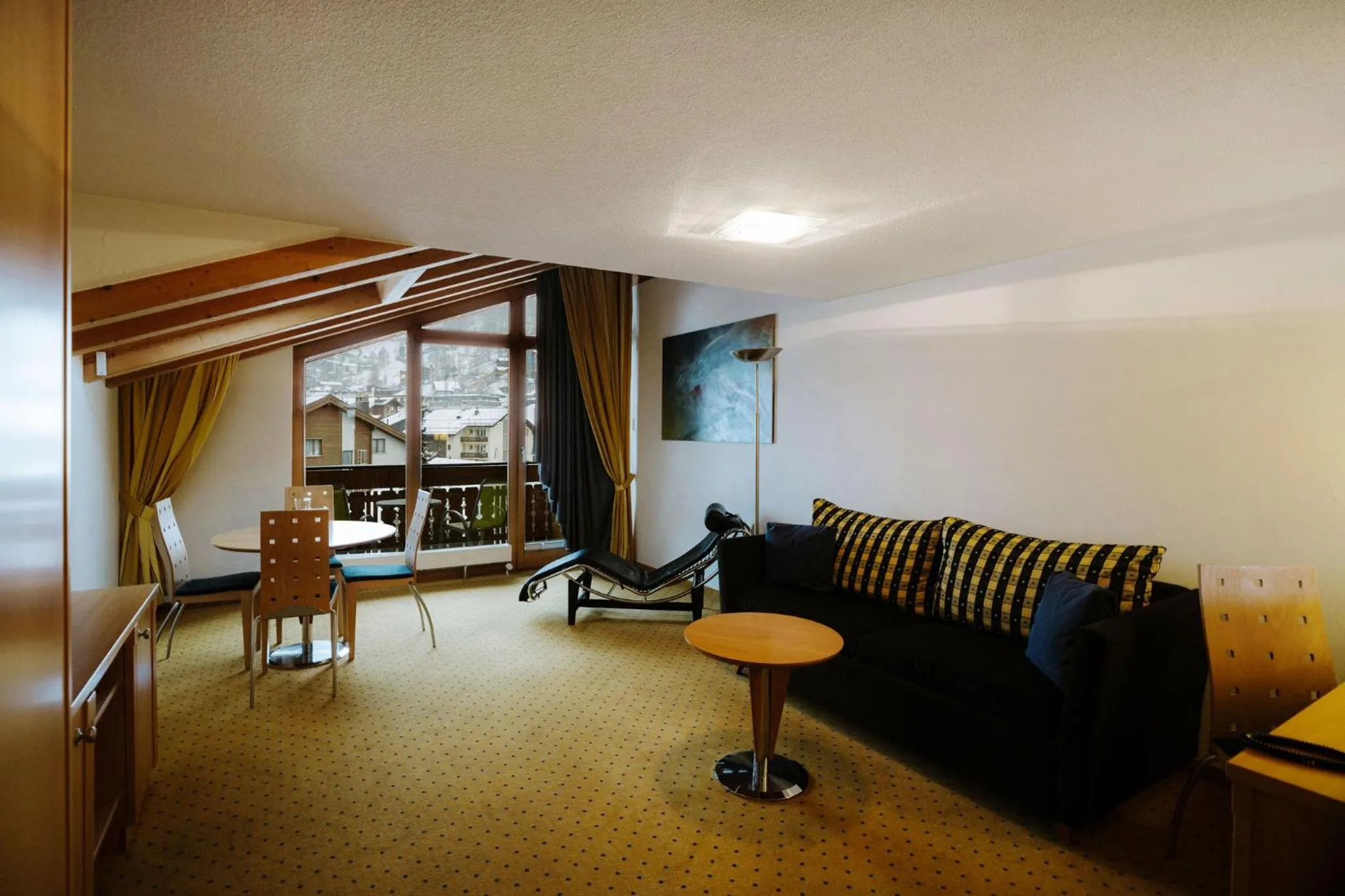 Suite with Matterhorn View in Alpine Hotel Perren