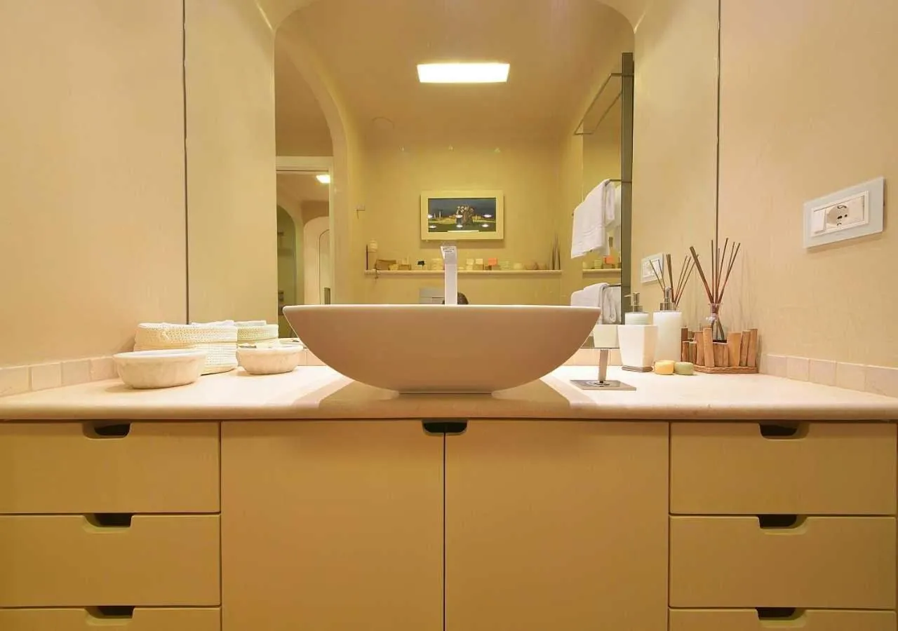 Bathroom in Villa Mares - sea view, free garage