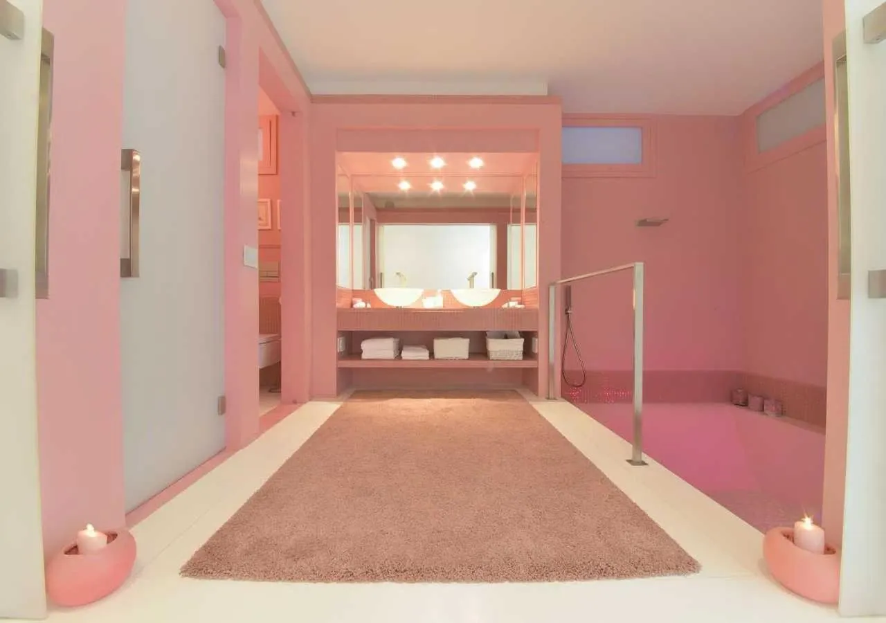 Bathroom in Villa Mares - sea view, free garage