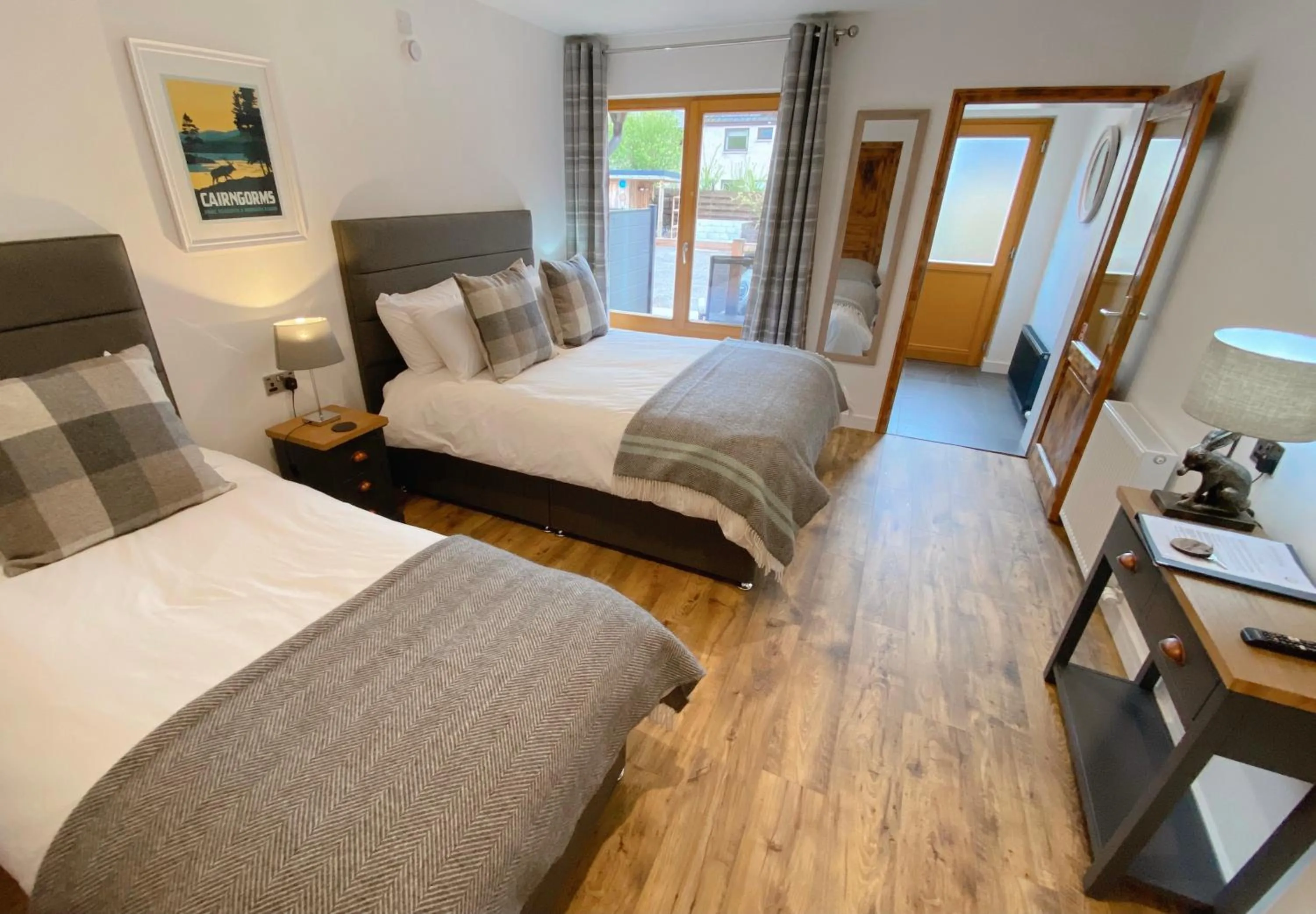 Bed in Ravenscraig Guest House