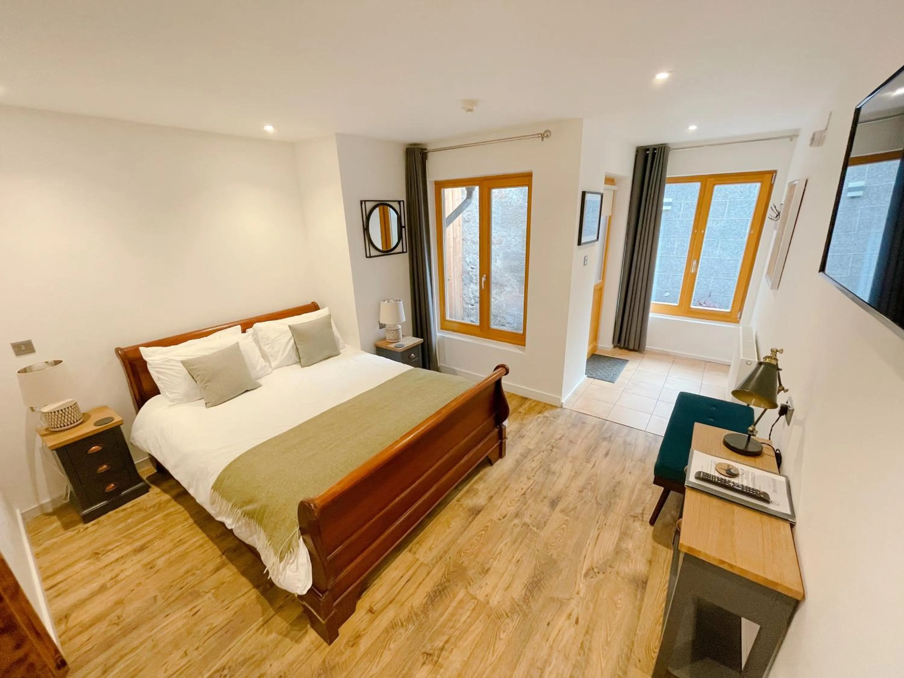 Bed in Ravenscraig Guest House