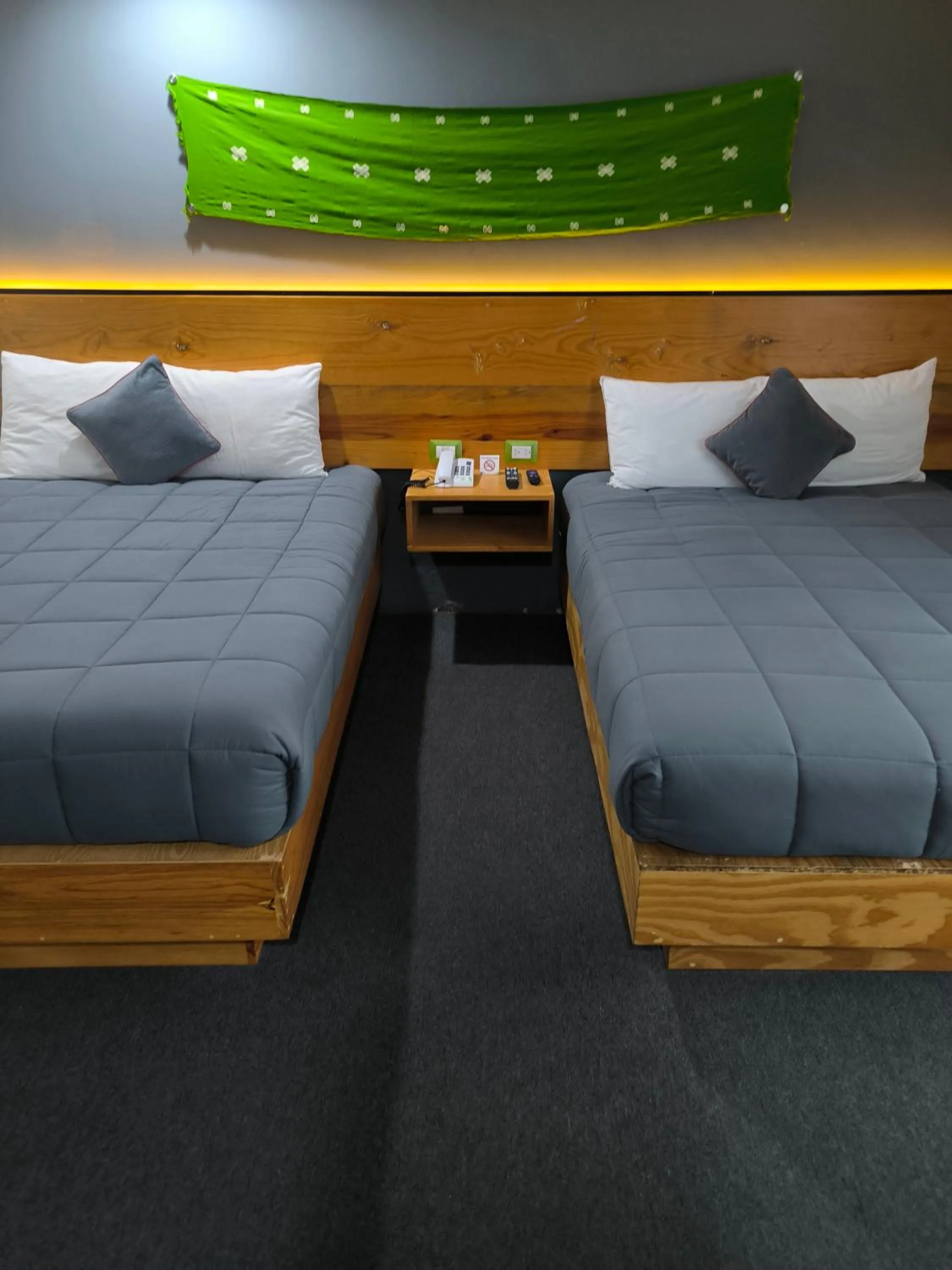Bed in Hotel Brisas Express