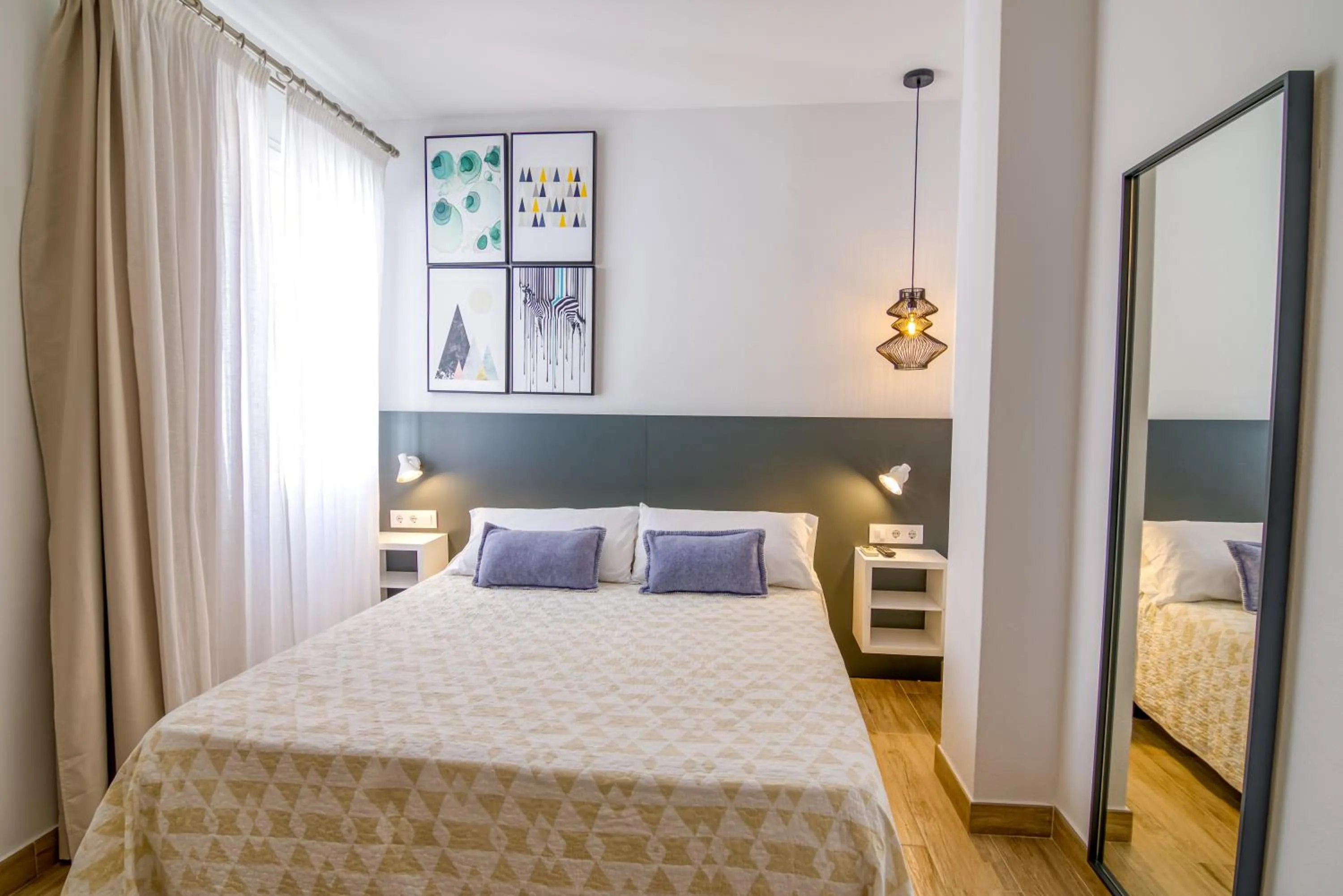 Bedroom, Bed in Hostal La Isla