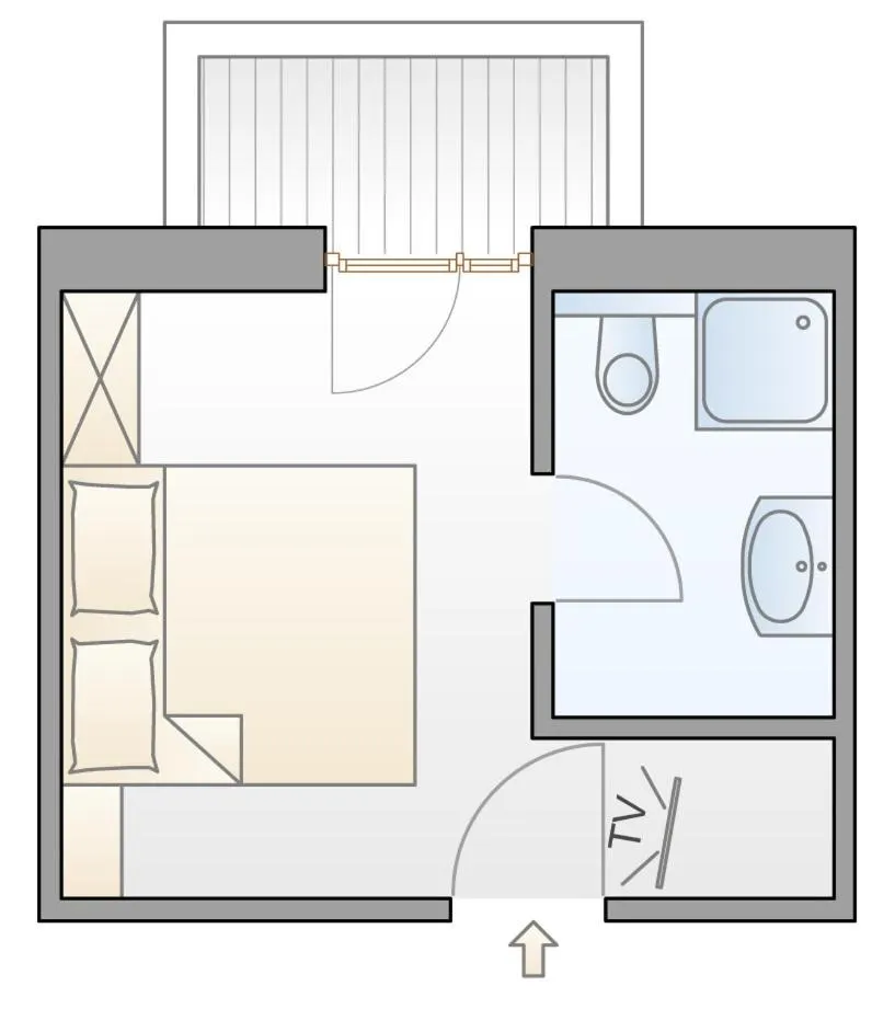 Floor plan in Apart Hotel Ideal