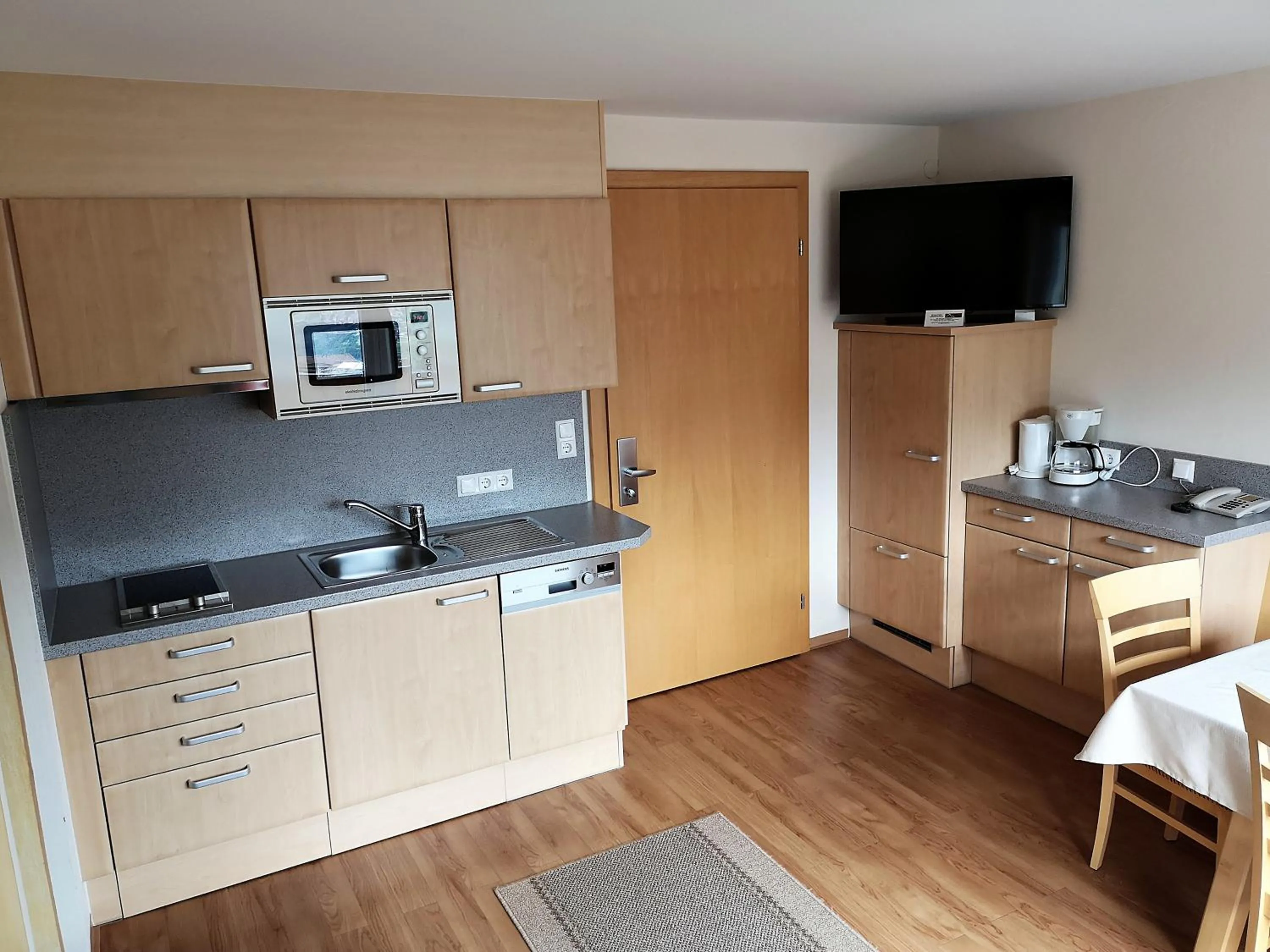 Kitchen or kitchenette in Apart Hotel Ideal