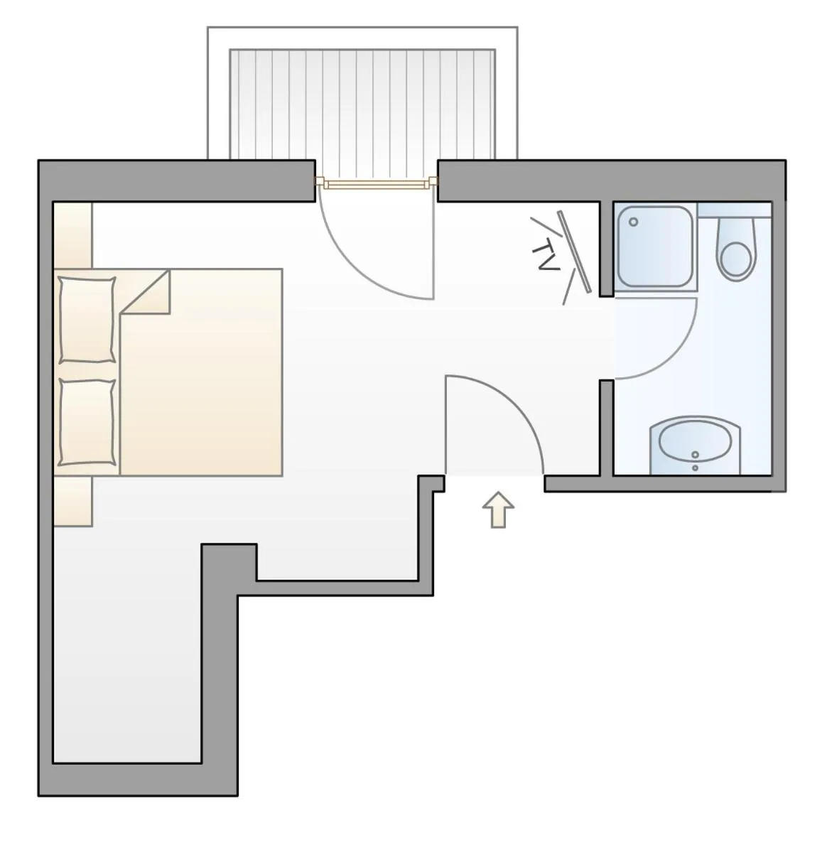 Floor plan in Apart Hotel Ideal