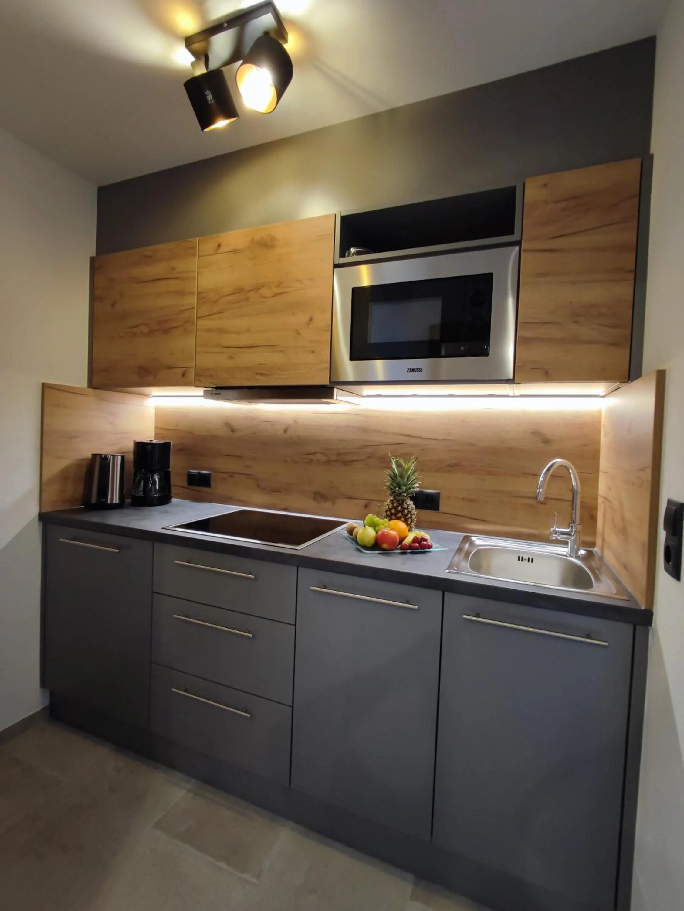 Kitchen or kitchenette in Apart Hotel Ideal