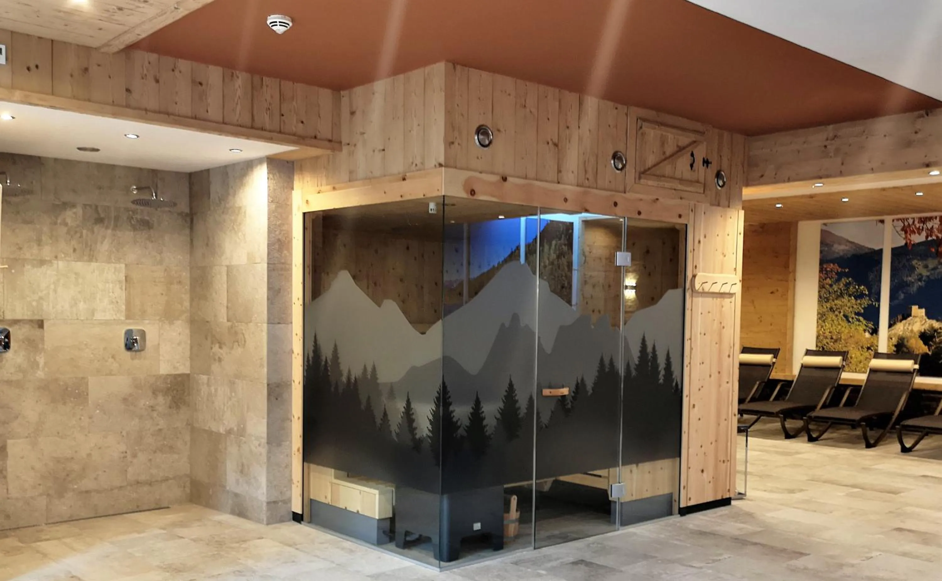 Sauna in Apart Hotel Ideal