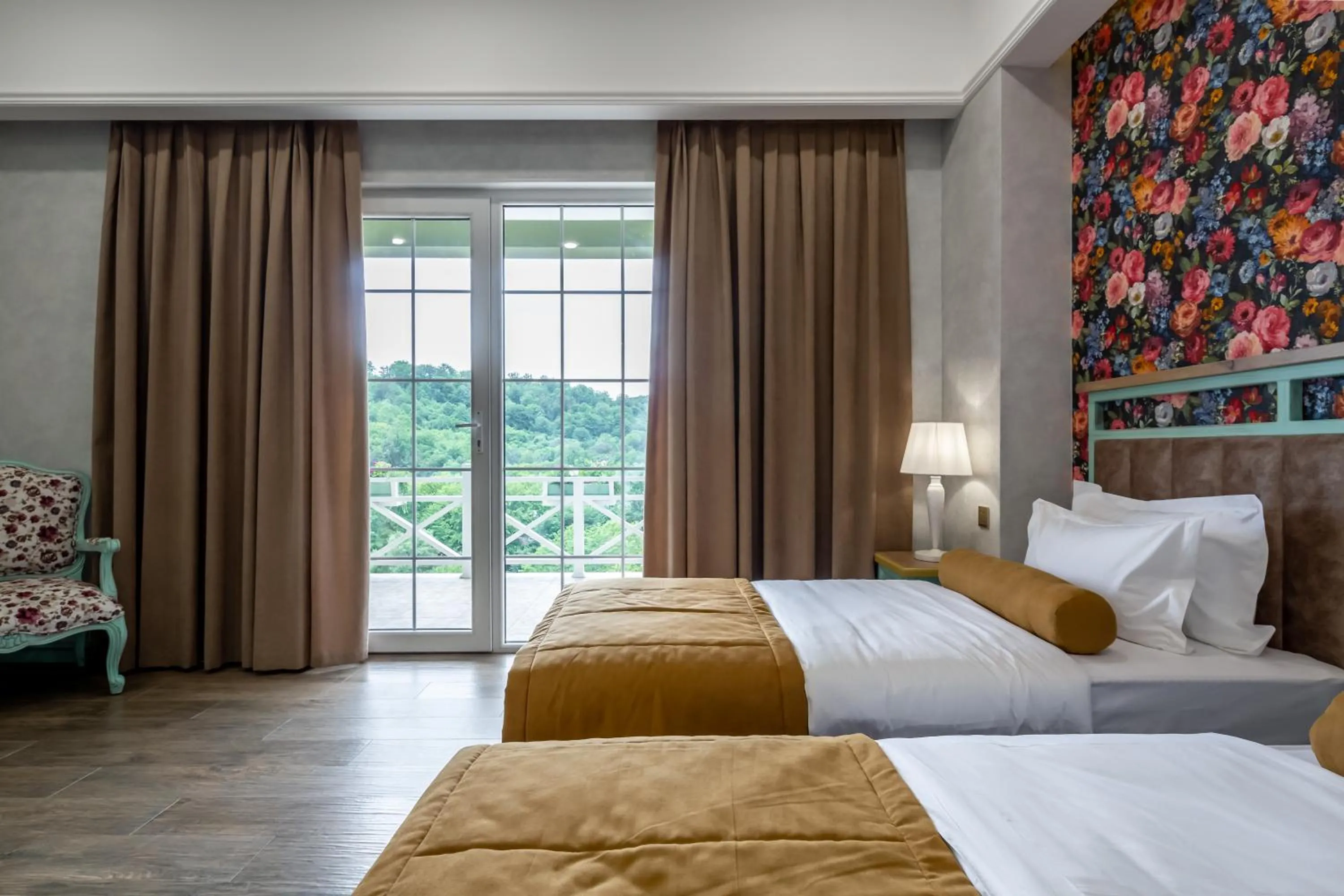 Bed in Macara Village Resort