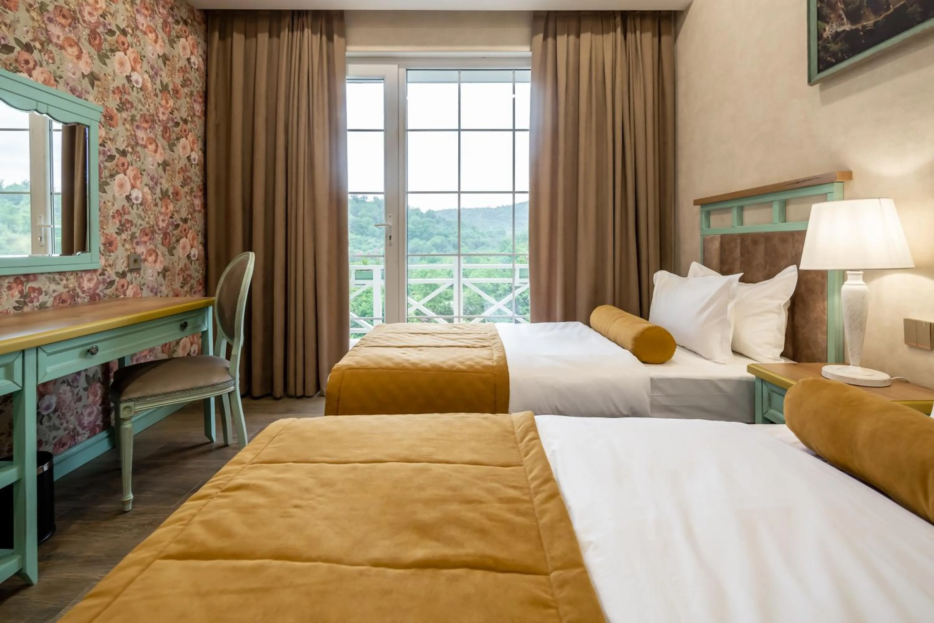 Bed in Macara Village Resort