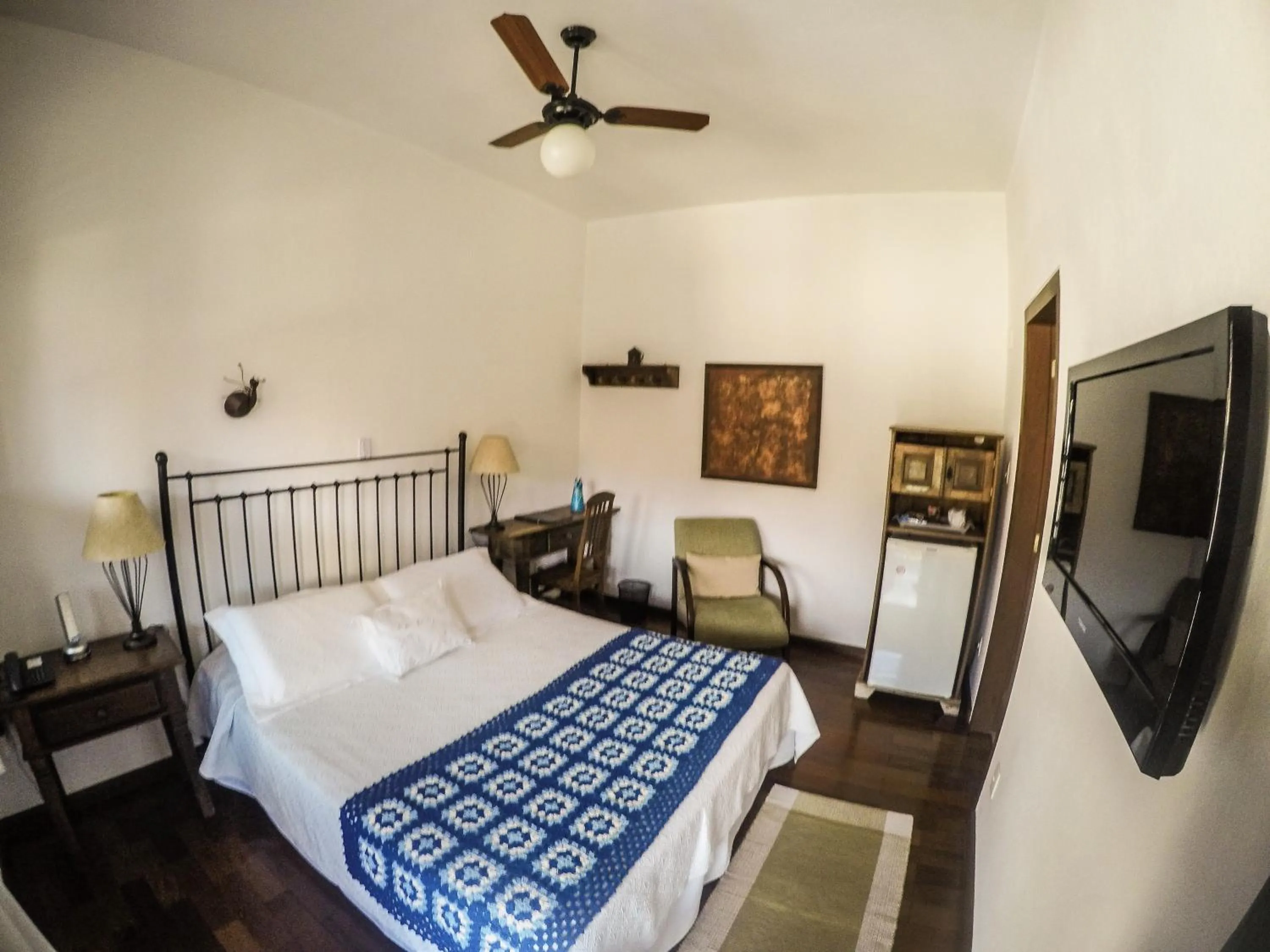 Bed in Pousada Rotunda