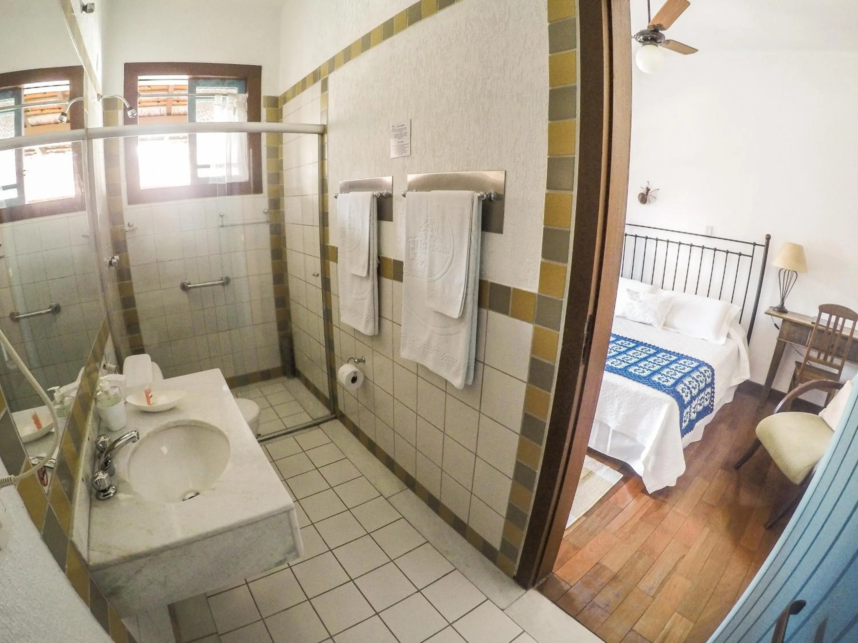 Bed in Pousada Rotunda