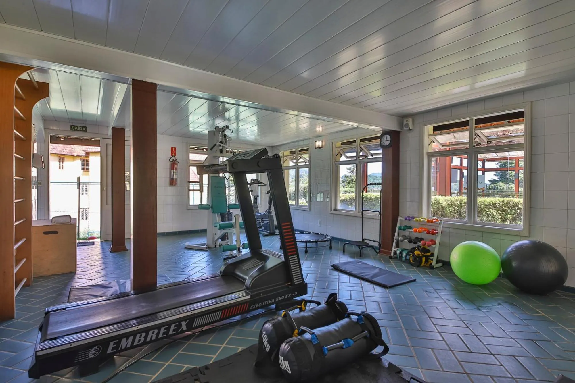 Fitness centre/facilities in Esquilo Hotel