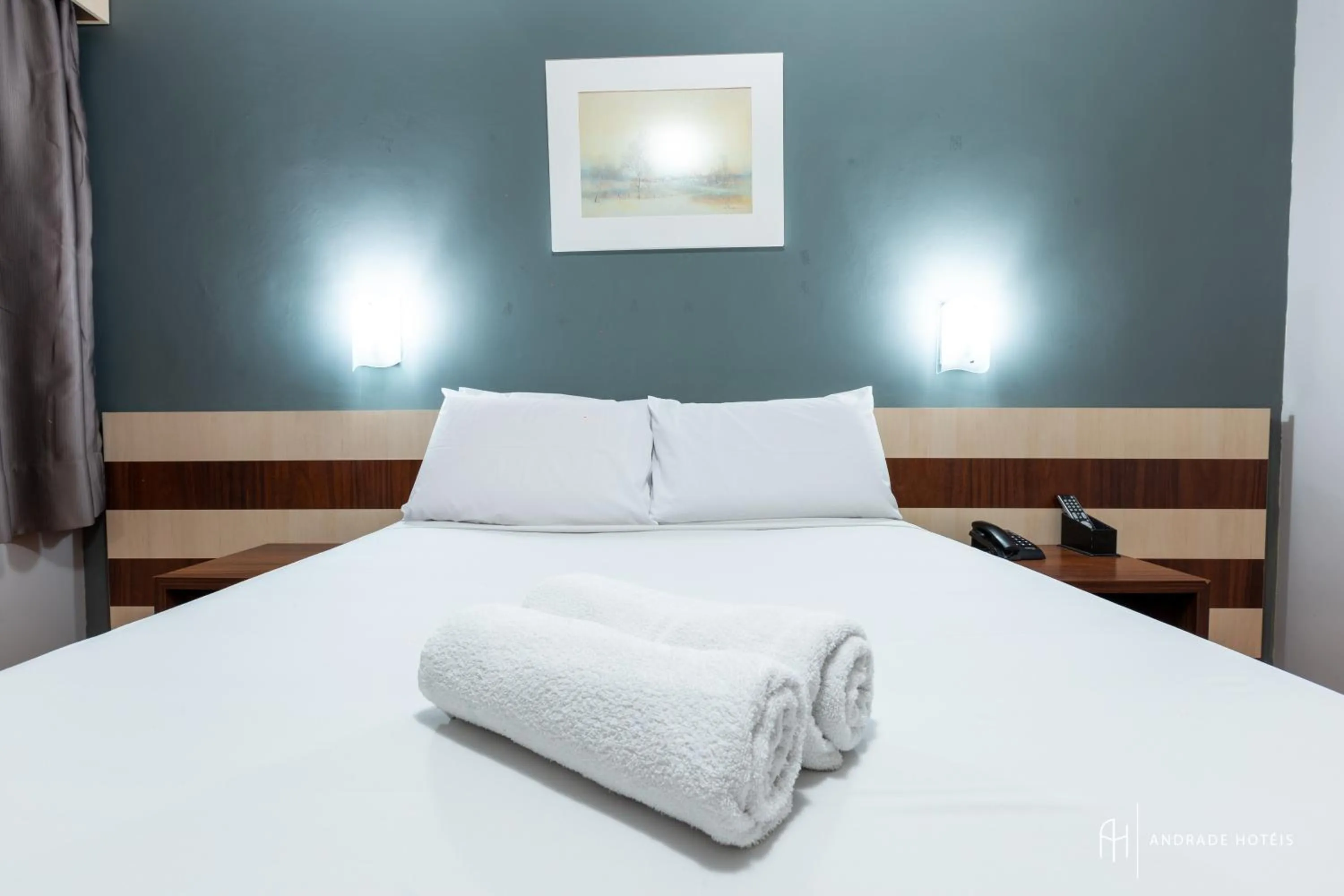 Bed in Rede Andrade Mercado Hotel