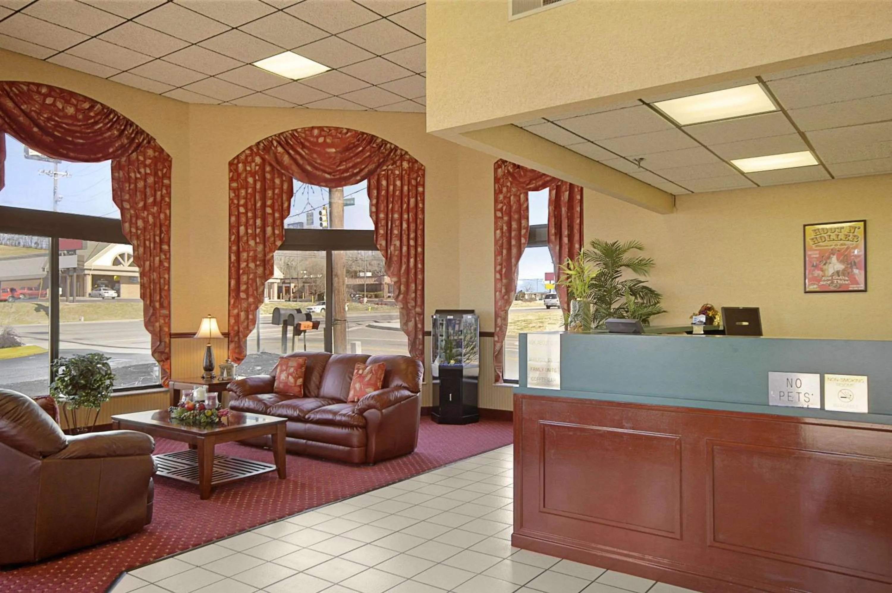 Lobby or reception in Days Inn by Wyndham Apple Valley Pigeon Forge/Sevierville