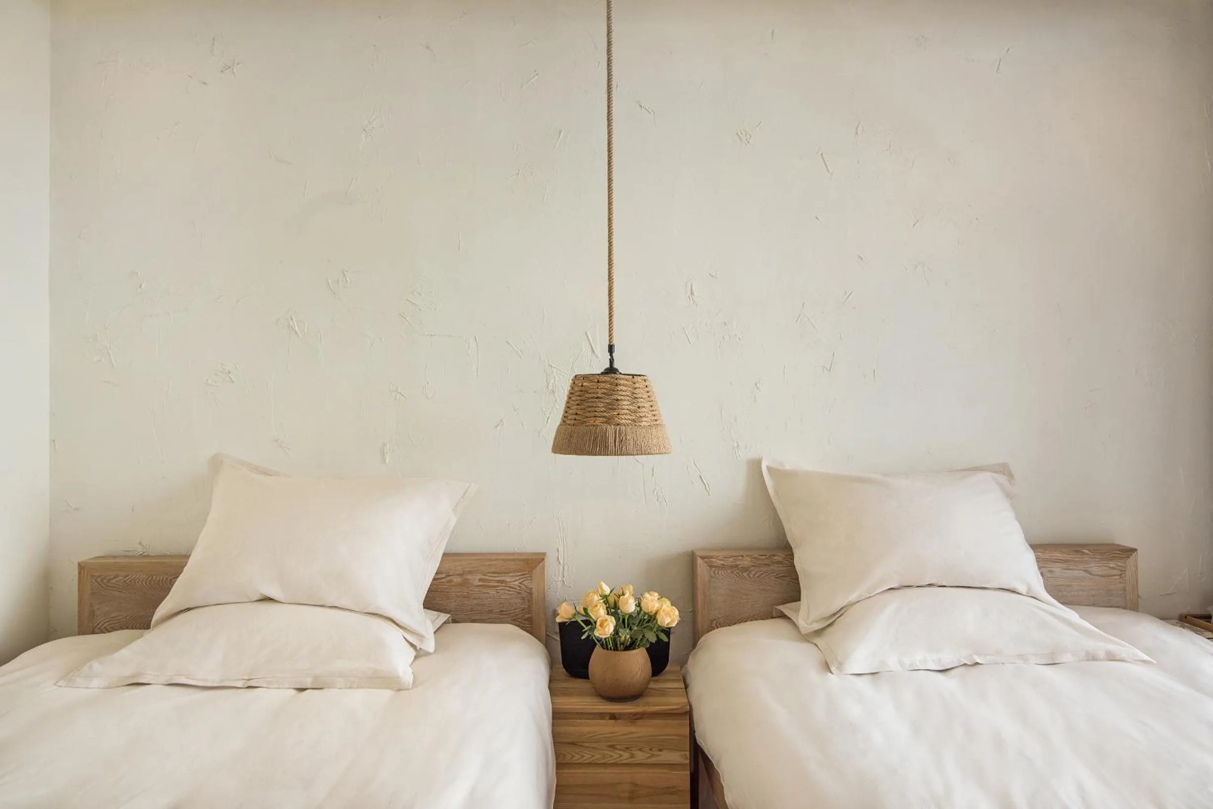 Bed in Yuanshanqing·Stone Hill Seaview Guesthouse