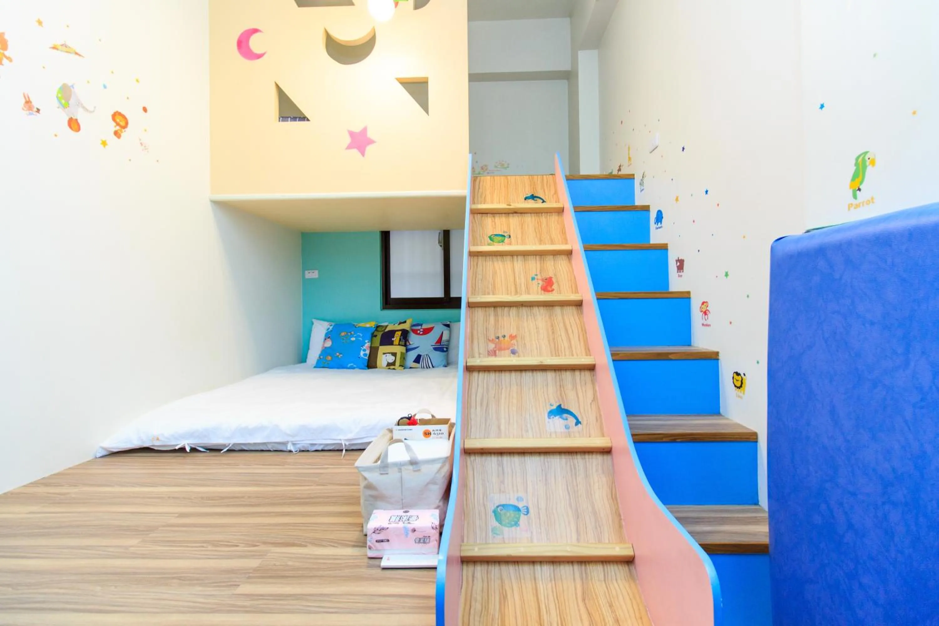 Bed in Yilan Dongshan Cypress B&B