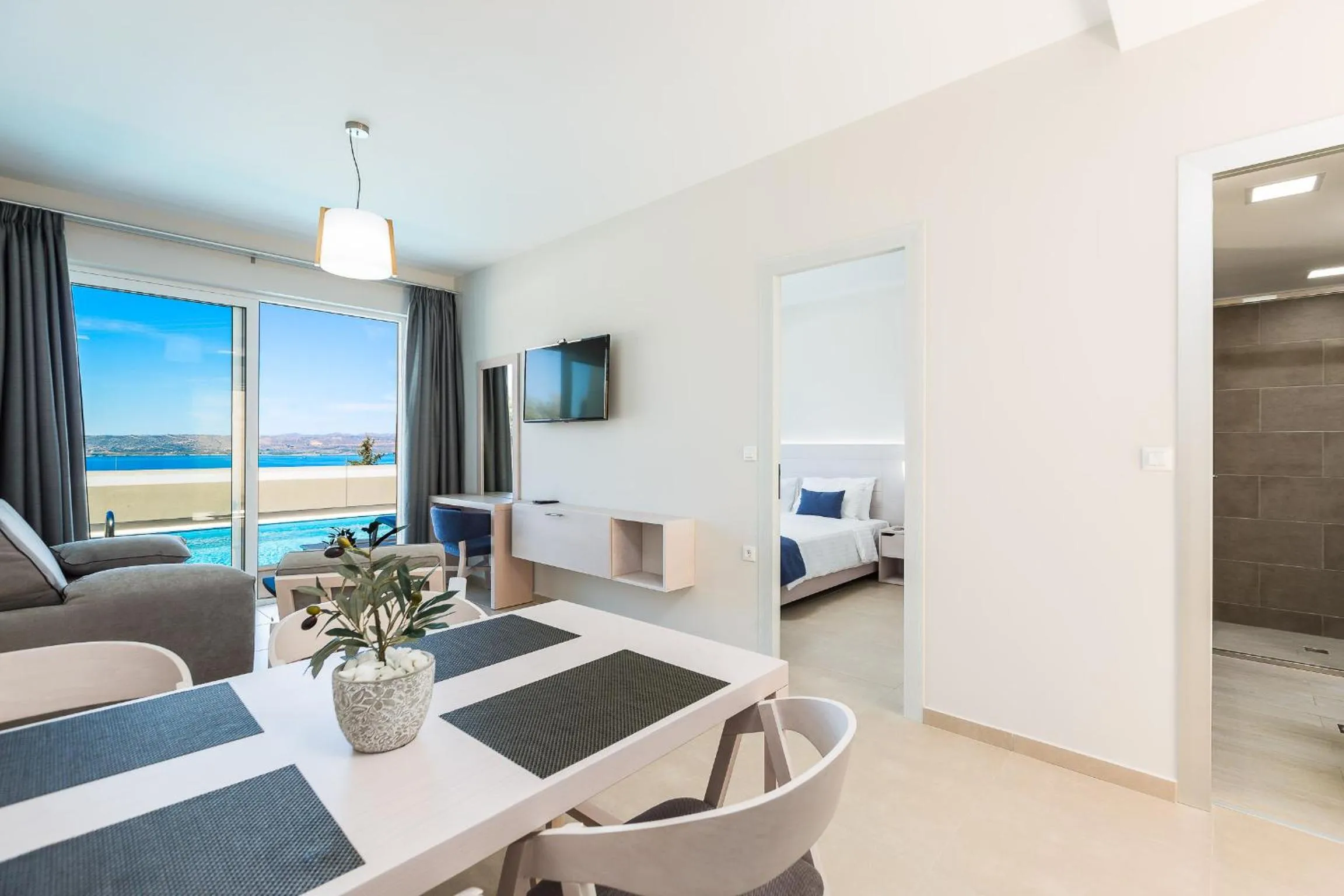 Living room, Bed in Sun and Sea Plus Resort