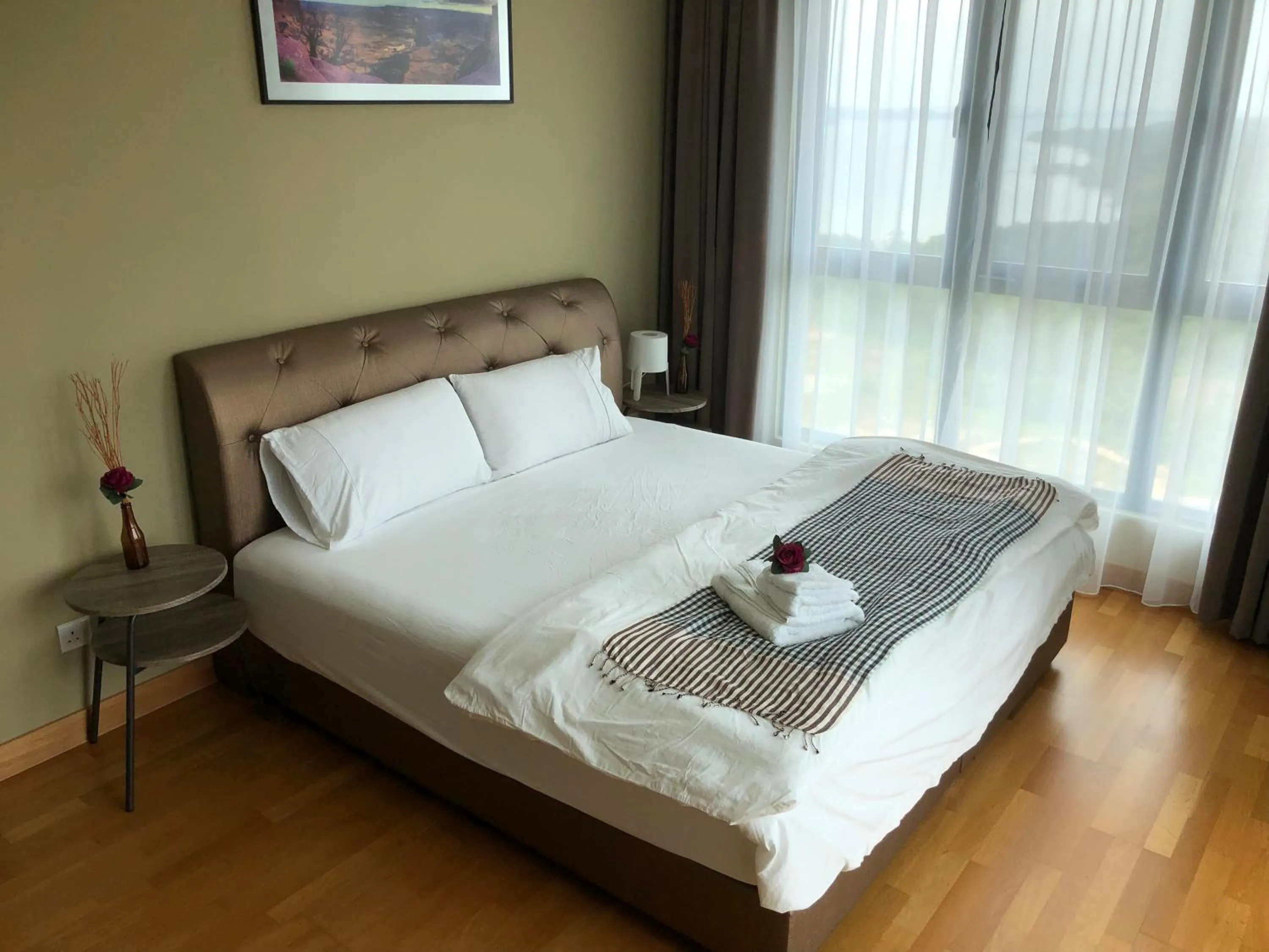 Bed in Teega Residence @ Cosy Seafront Living