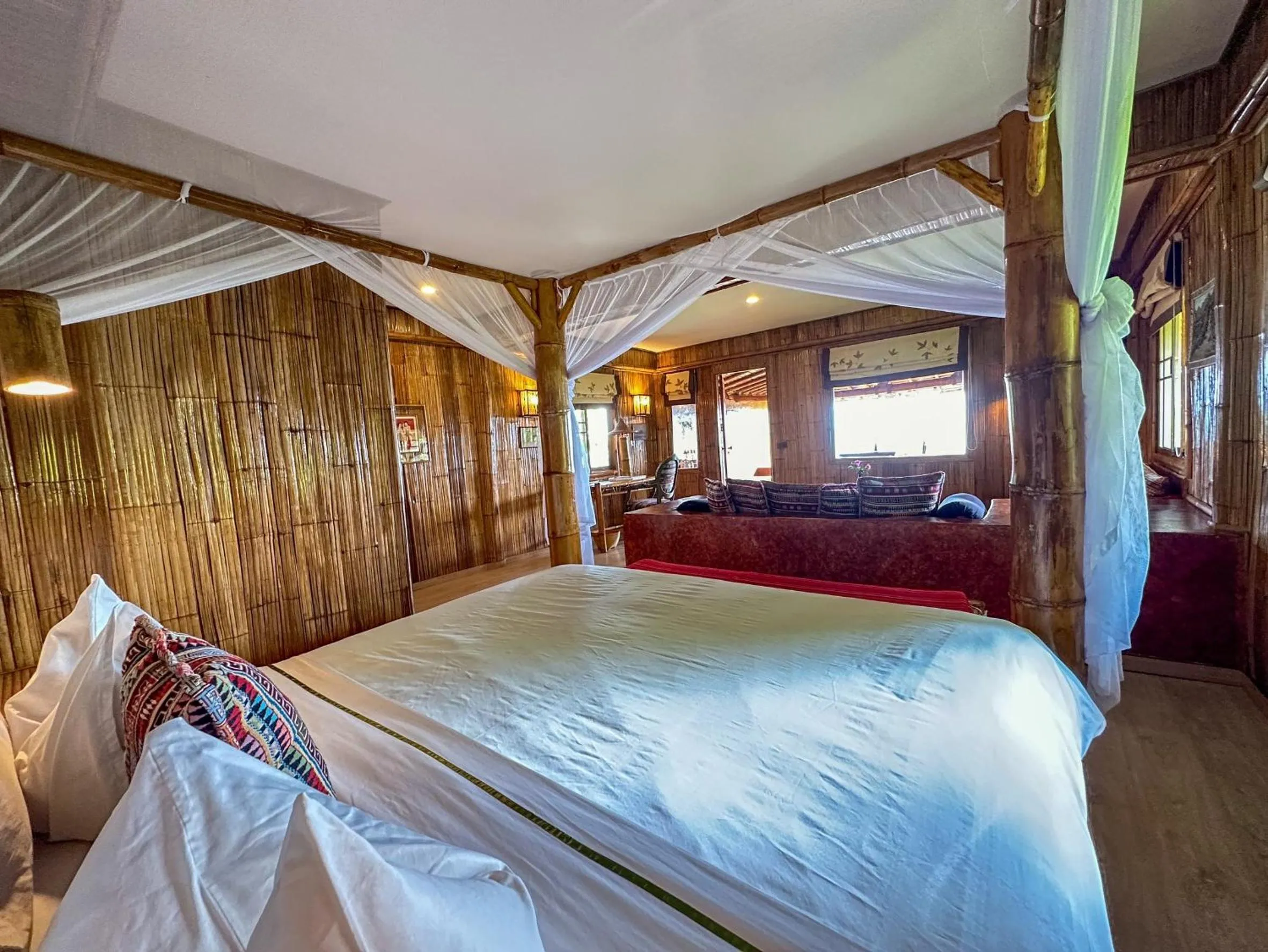 Bed in Phu Chaisai Chiang Rai Mountain Resort