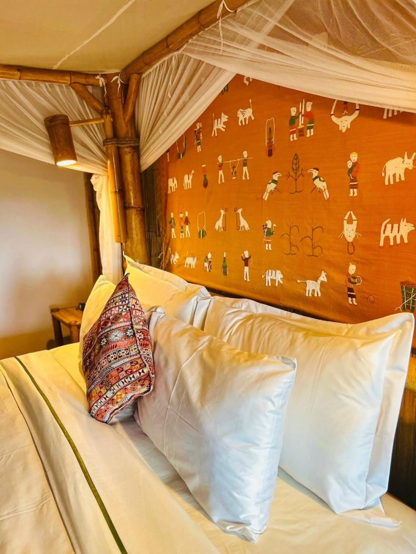 Bed in Phu Chaisai Chiang Rai Mountain Resort