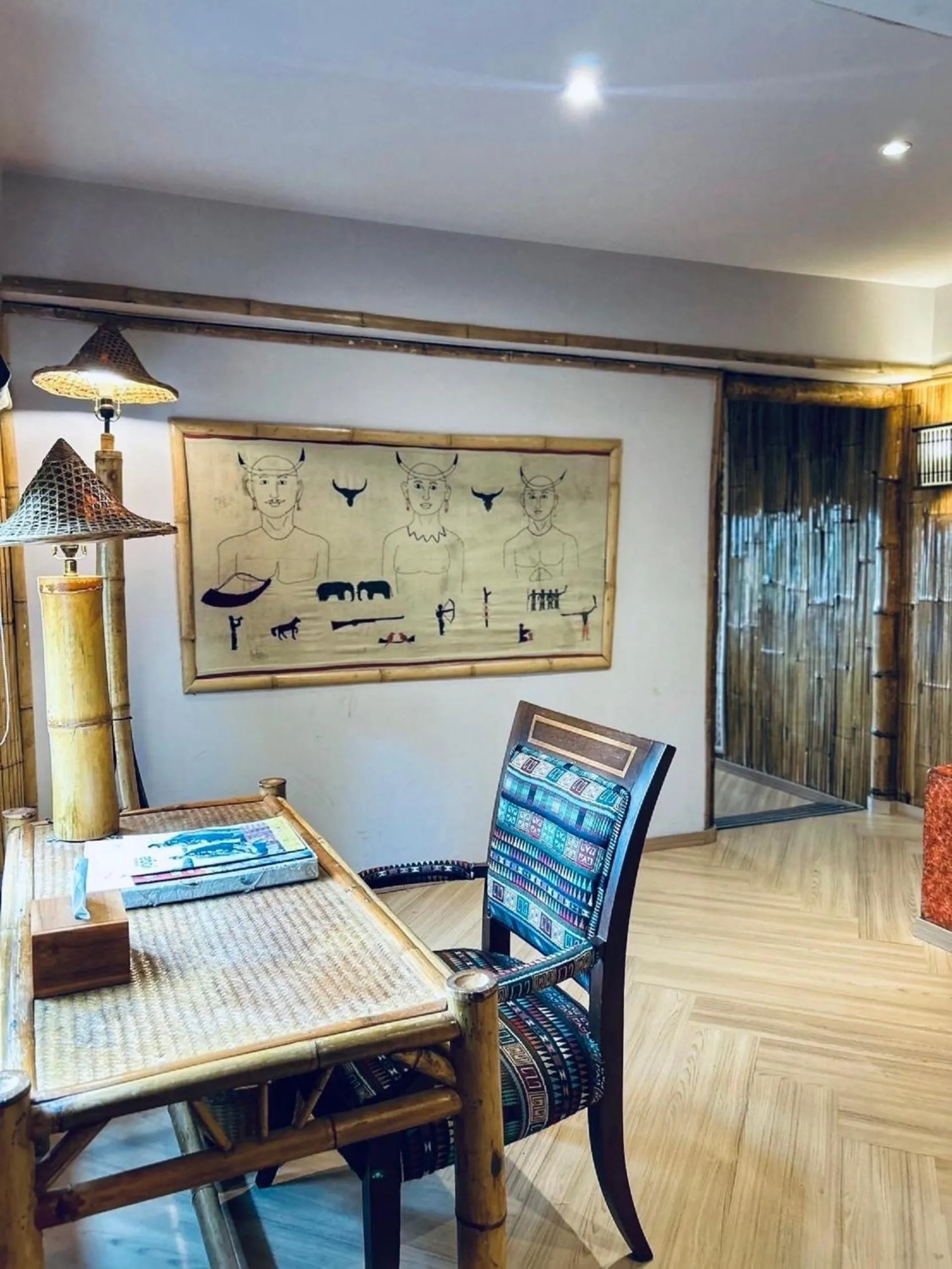 Seating area in Phu Chaisai Chiang Rai Mountain Resort