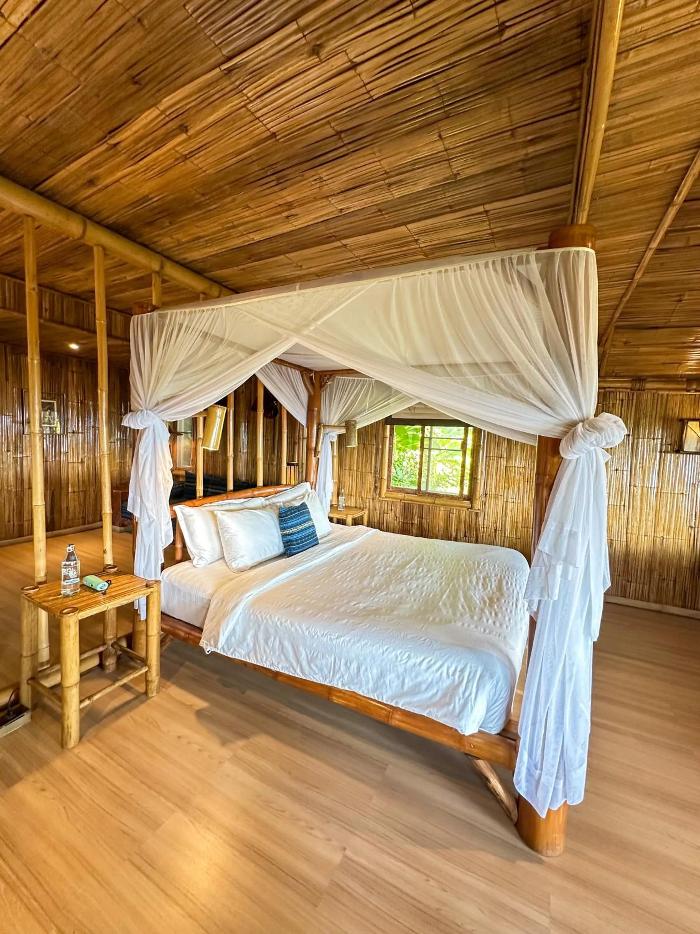 Bed in Phu Chaisai Chiang Rai Mountain Resort