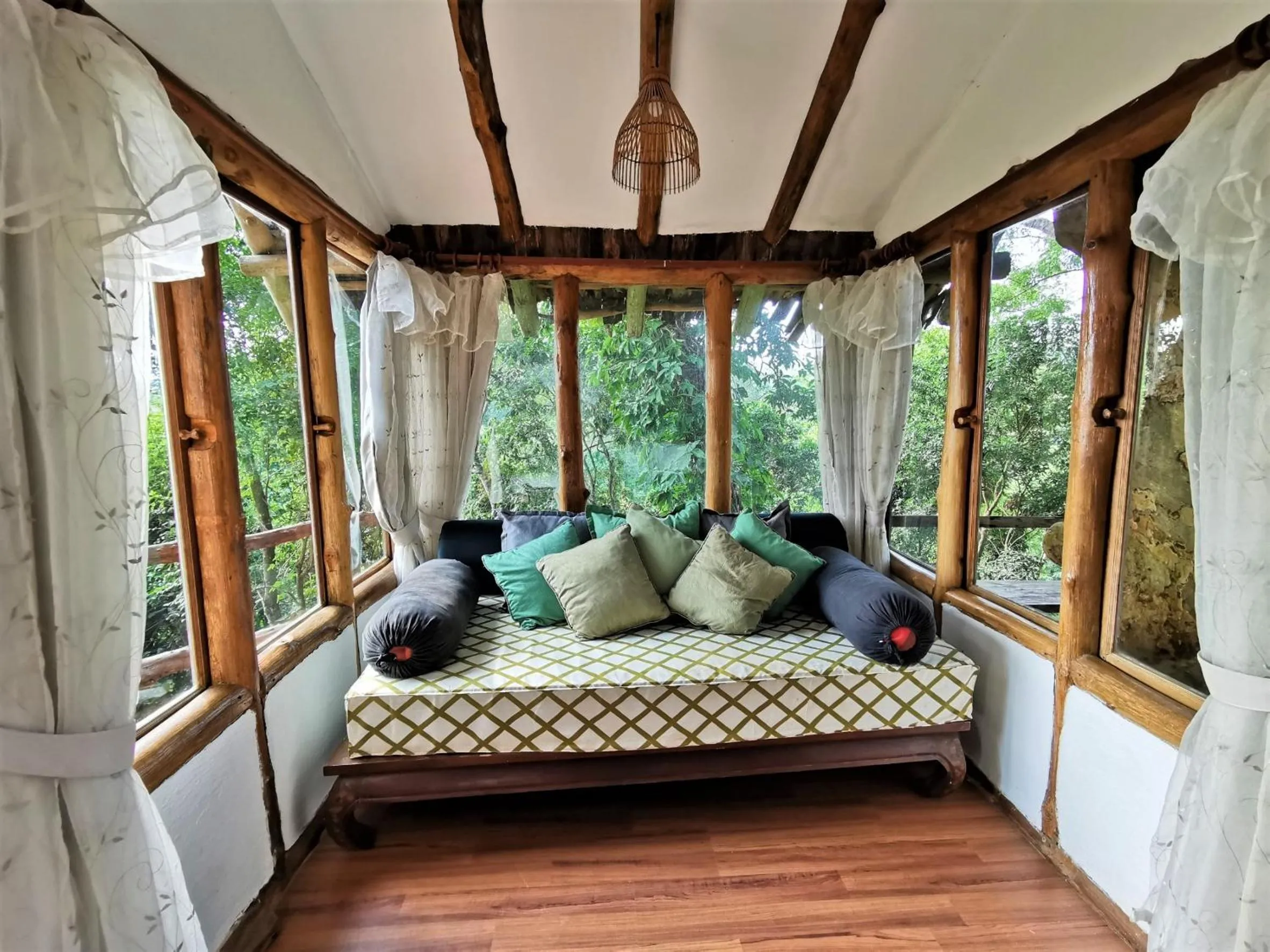 Seating area in Phu Chaisai Chiang Rai Mountain Resort