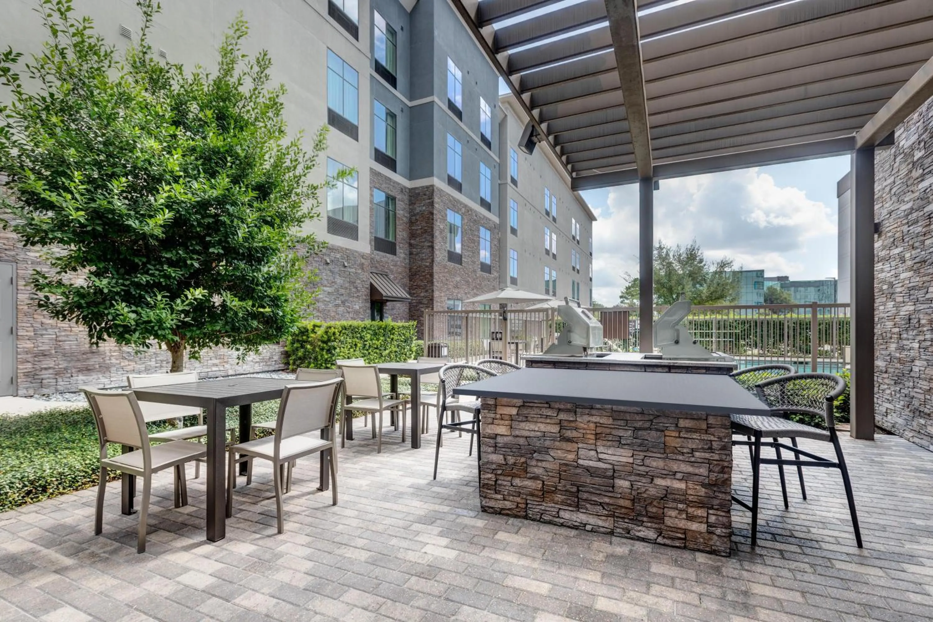 Patio in Homewood Suites By Hilton Houston Memorial