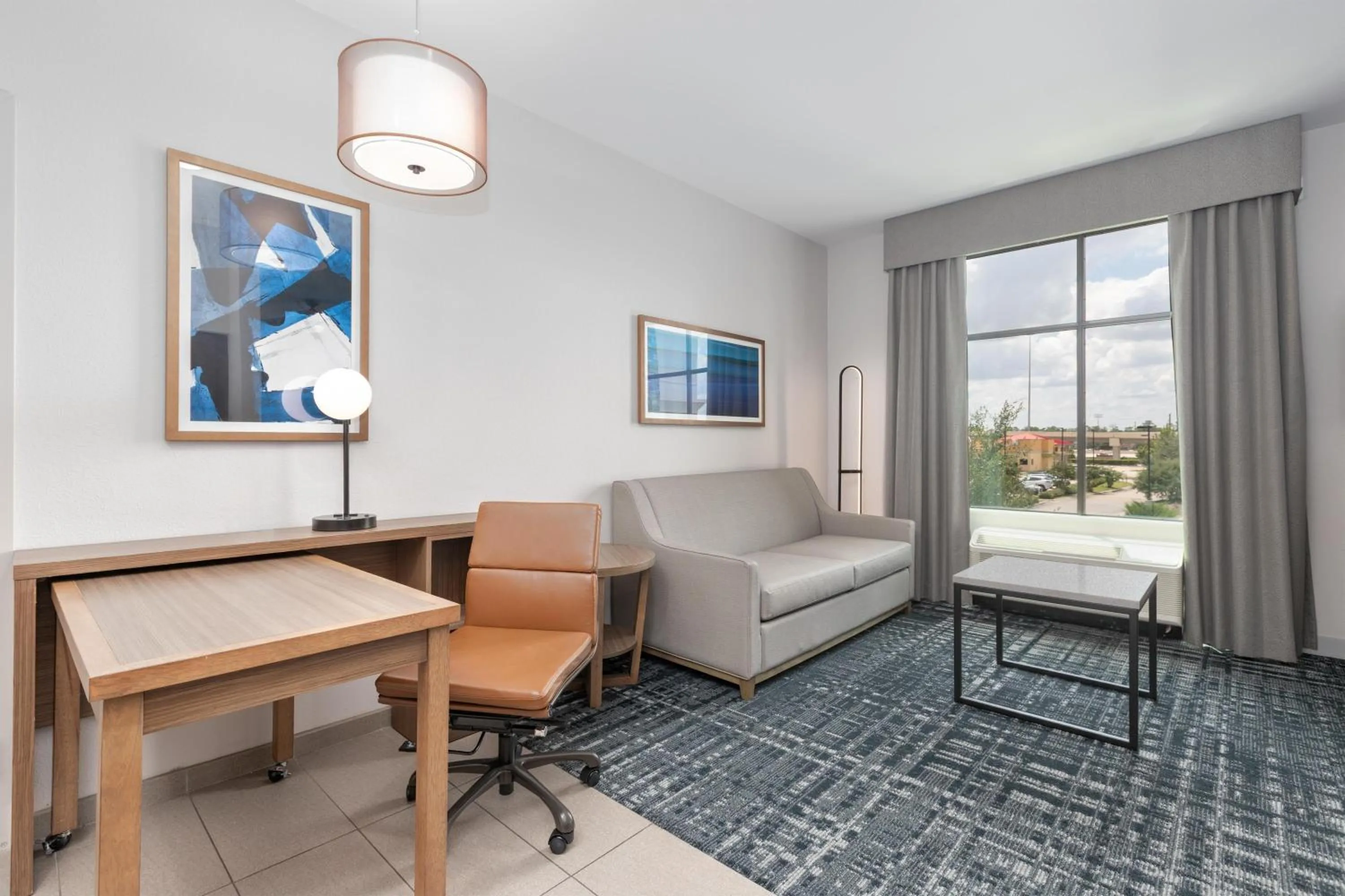 Living room in Homewood Suites By Hilton Houston Memorial