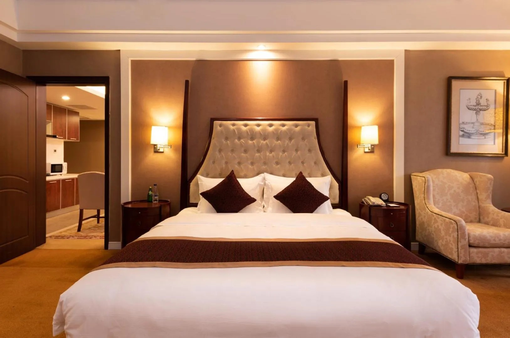 Bed in Country Garden Phoenix Hotels Shenyang Yuhong